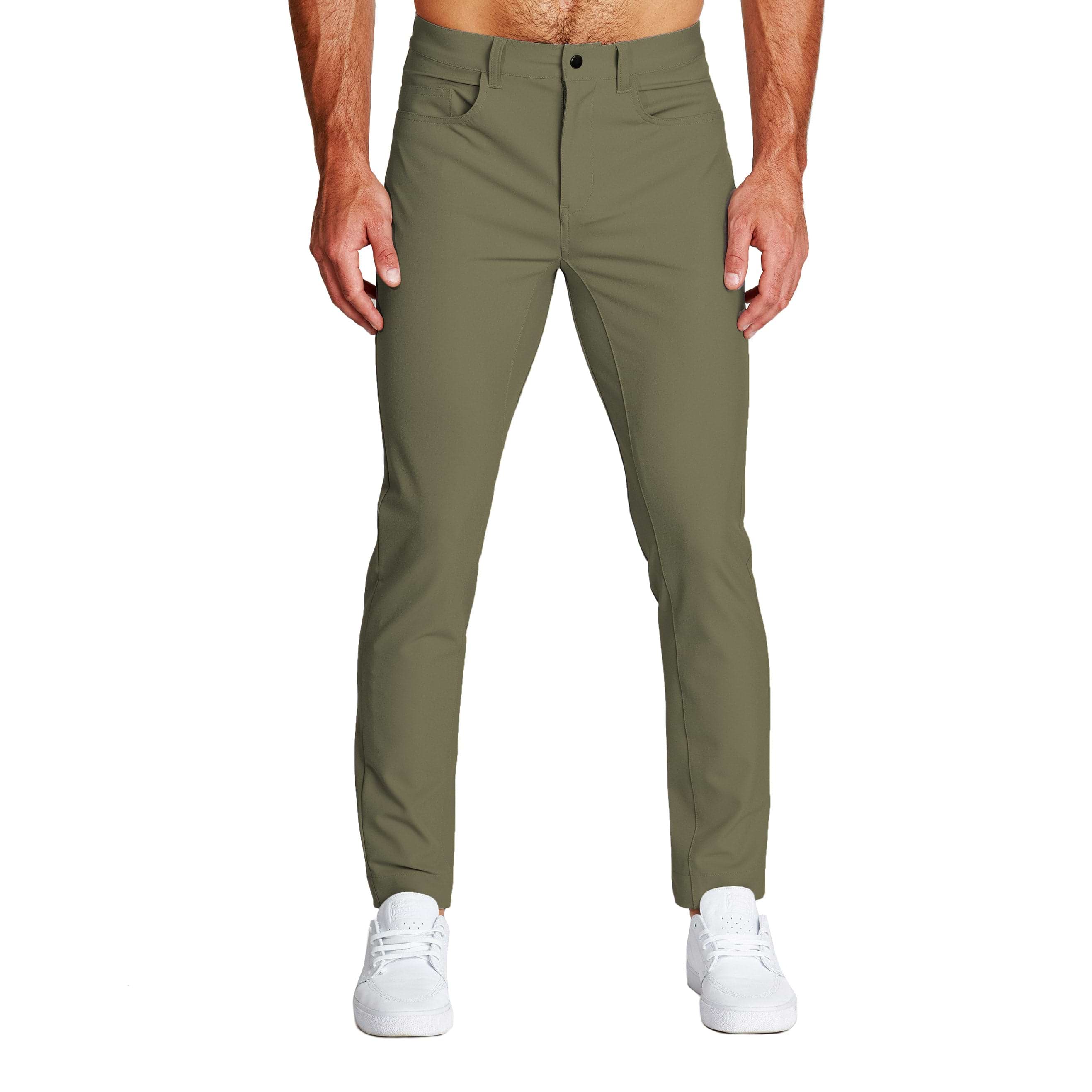 Athletic Fit Stretch Tech Chino - Olive