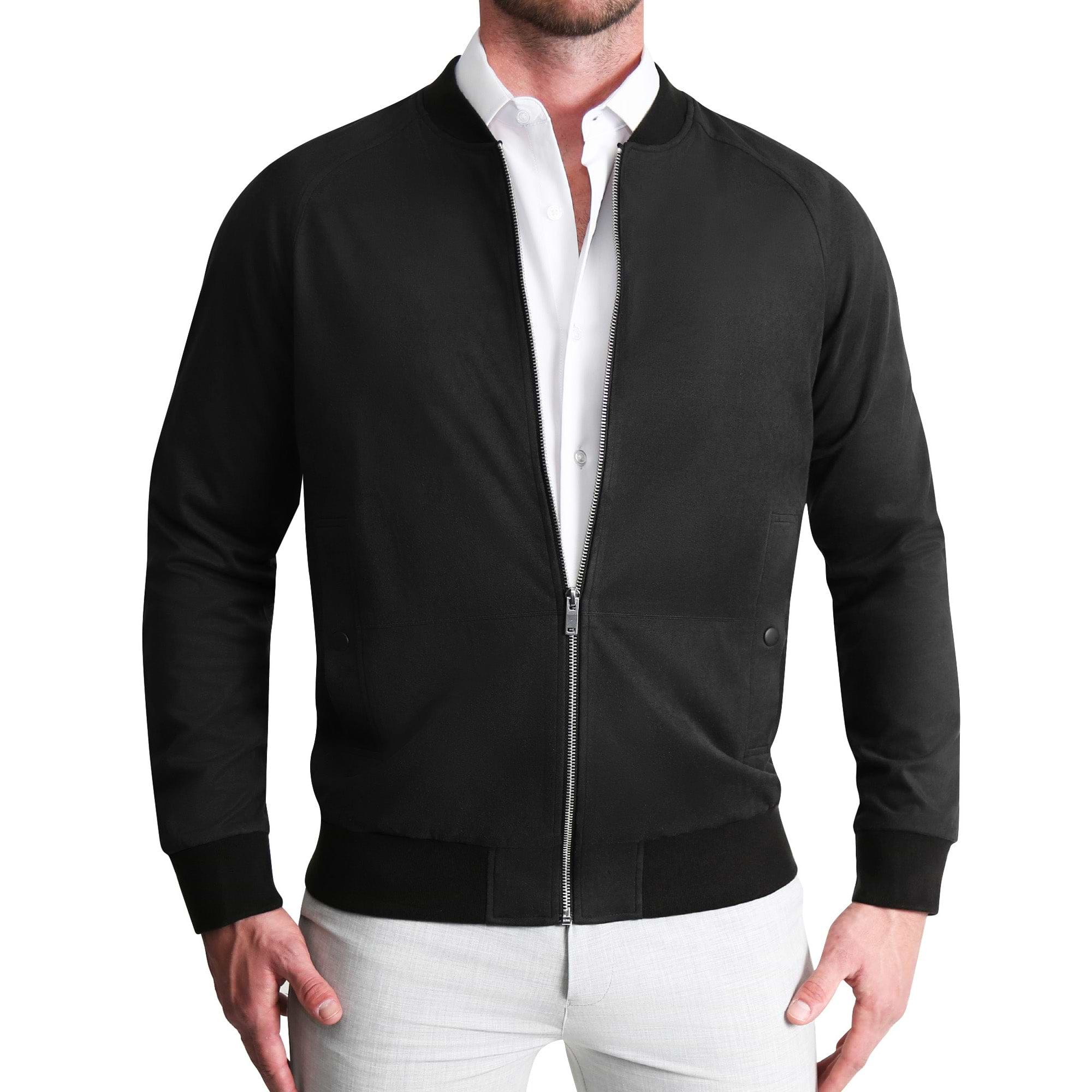 Button up sales bomber jacket