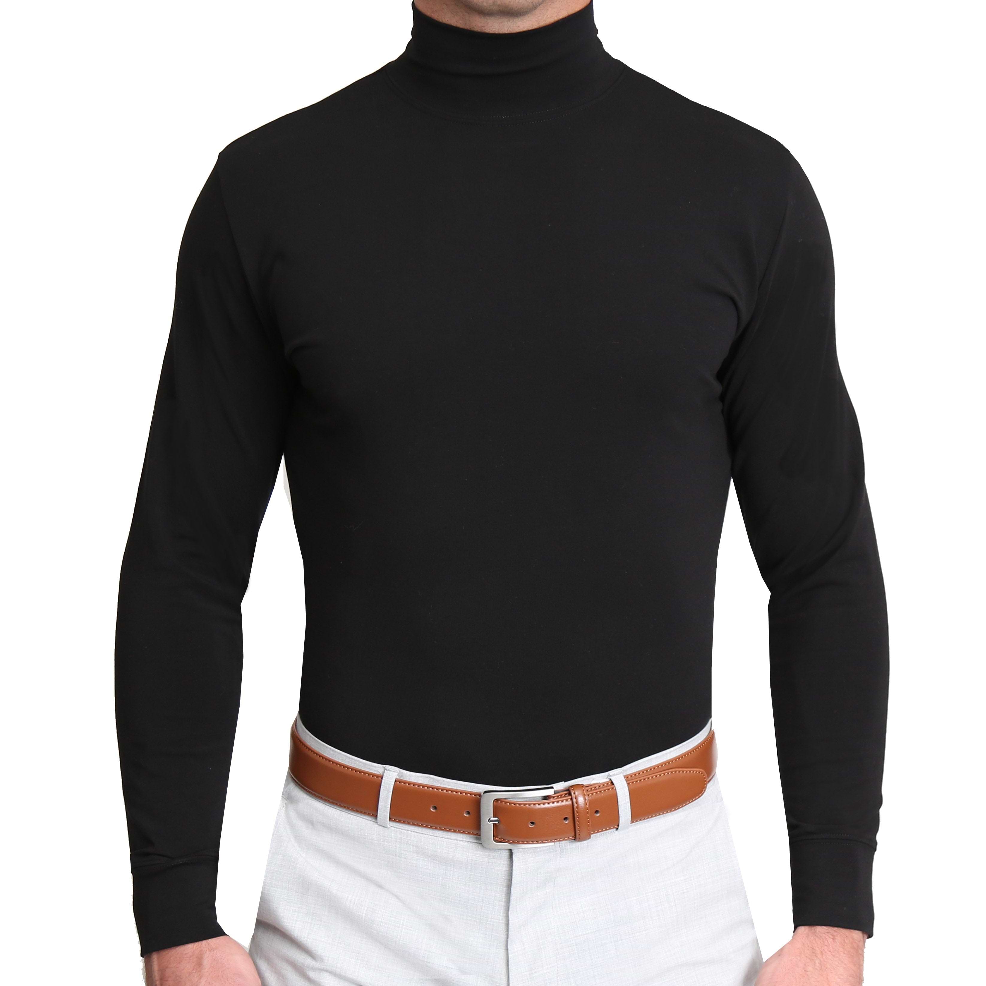 Black half turtleneck sales
