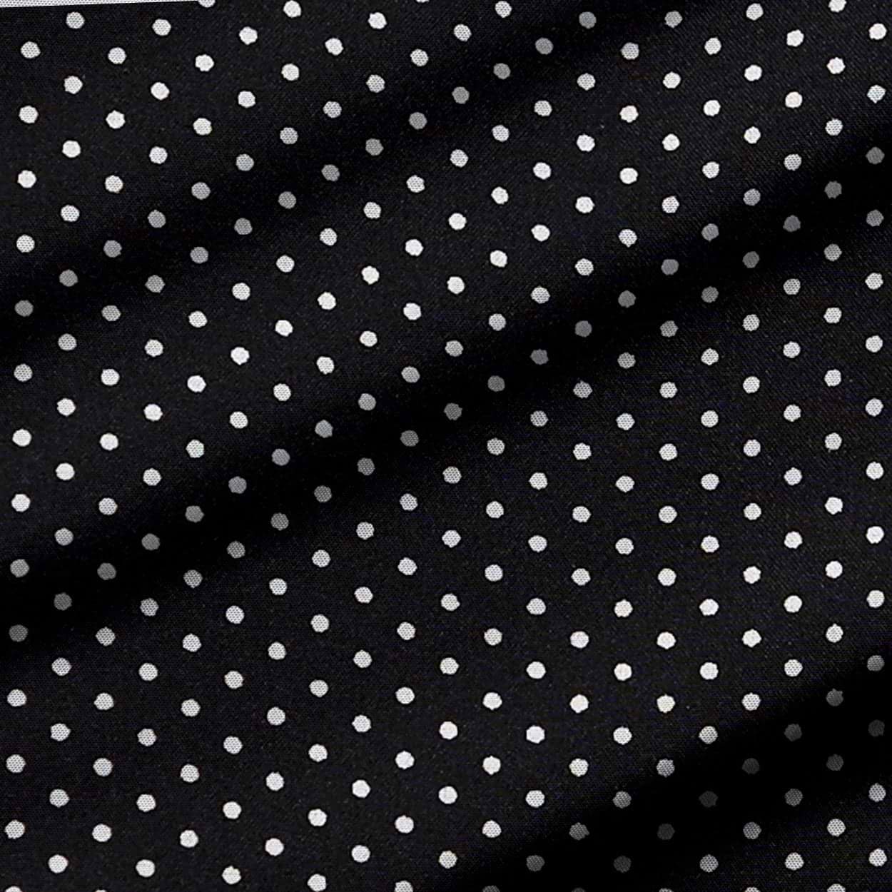 "The Reader" Black with White Dots