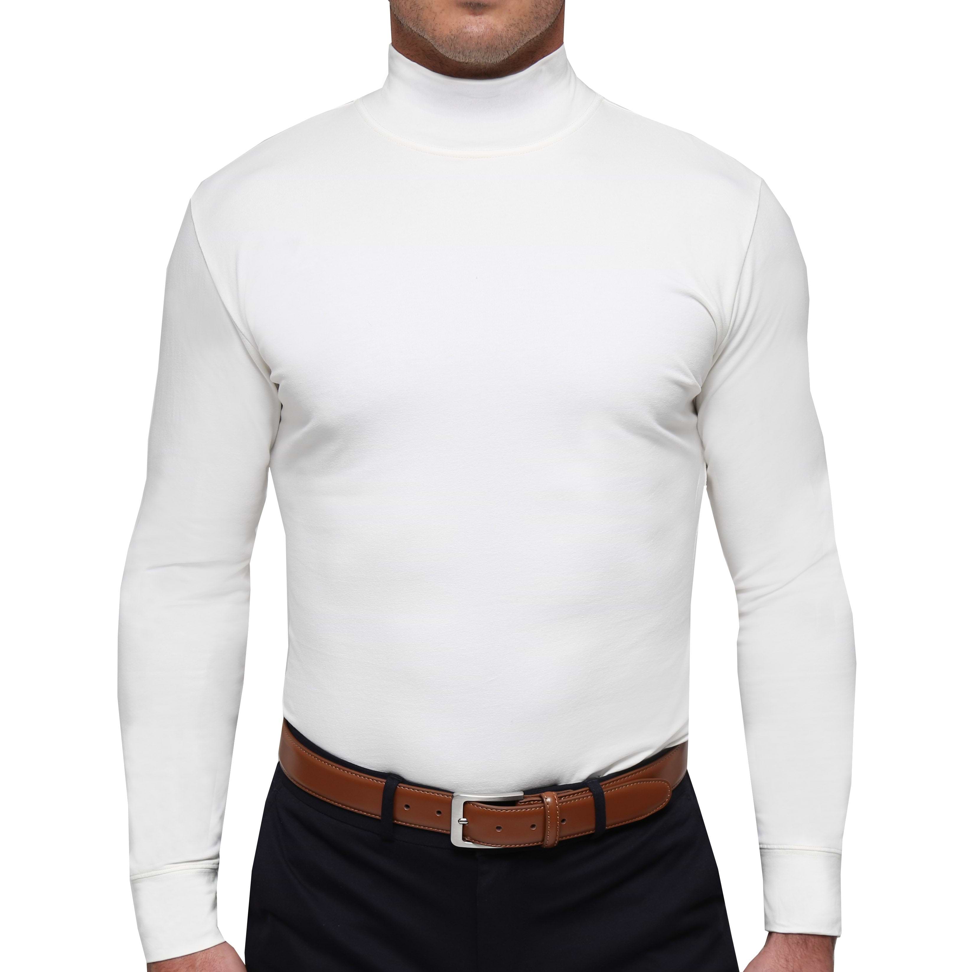 Mock Turtleneck Cream