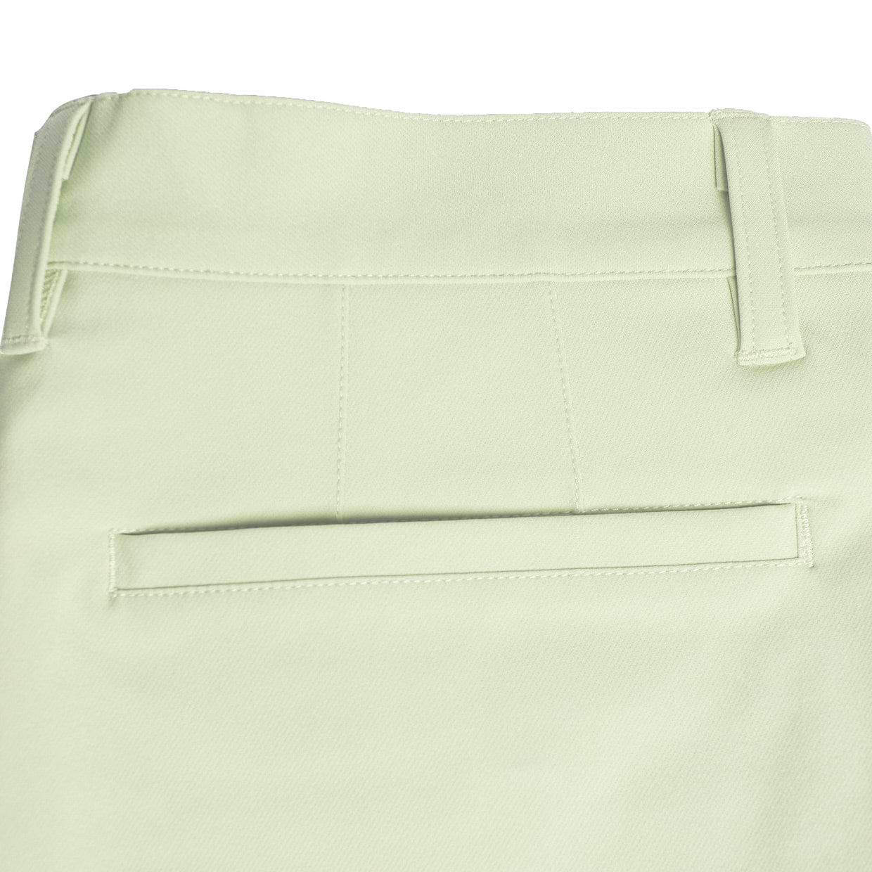 Mint Green Tailored Linen Shorts