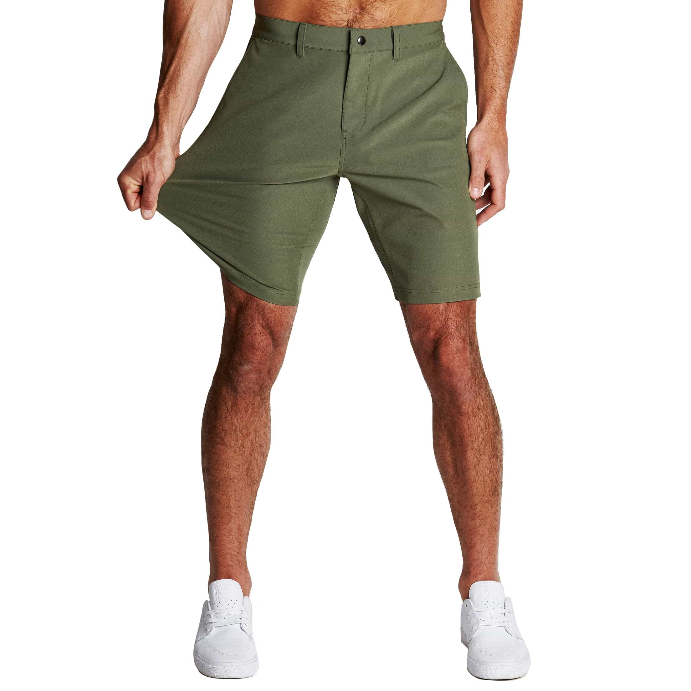 Athletic Fit Shorts - Olive
