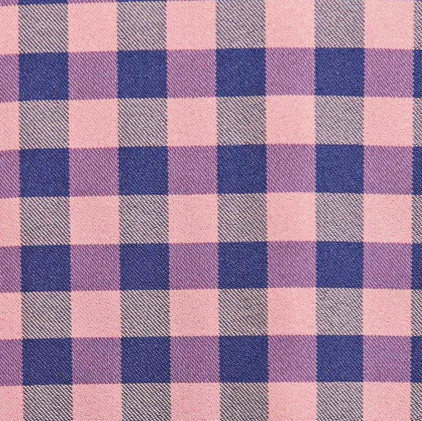 "The Rockefeller" Pink and Blue Check