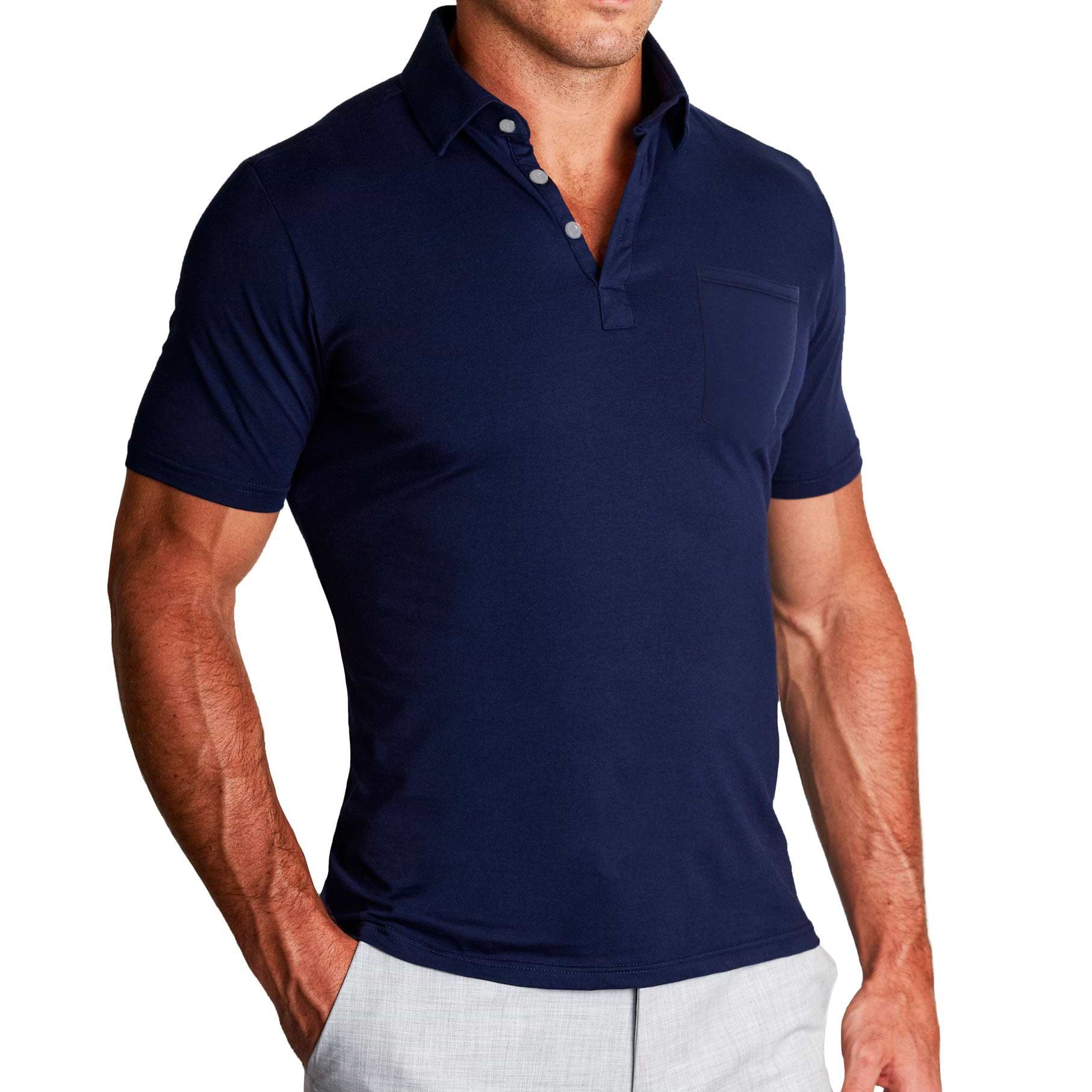 "The Quick" Navy on Navy Polo
