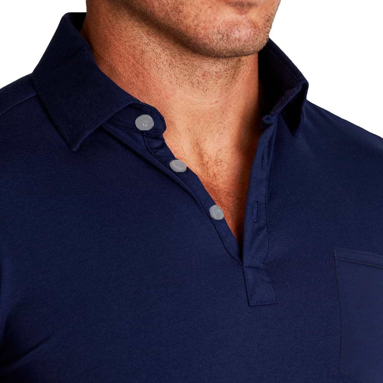 "The Quick" Navy on Navy Polo