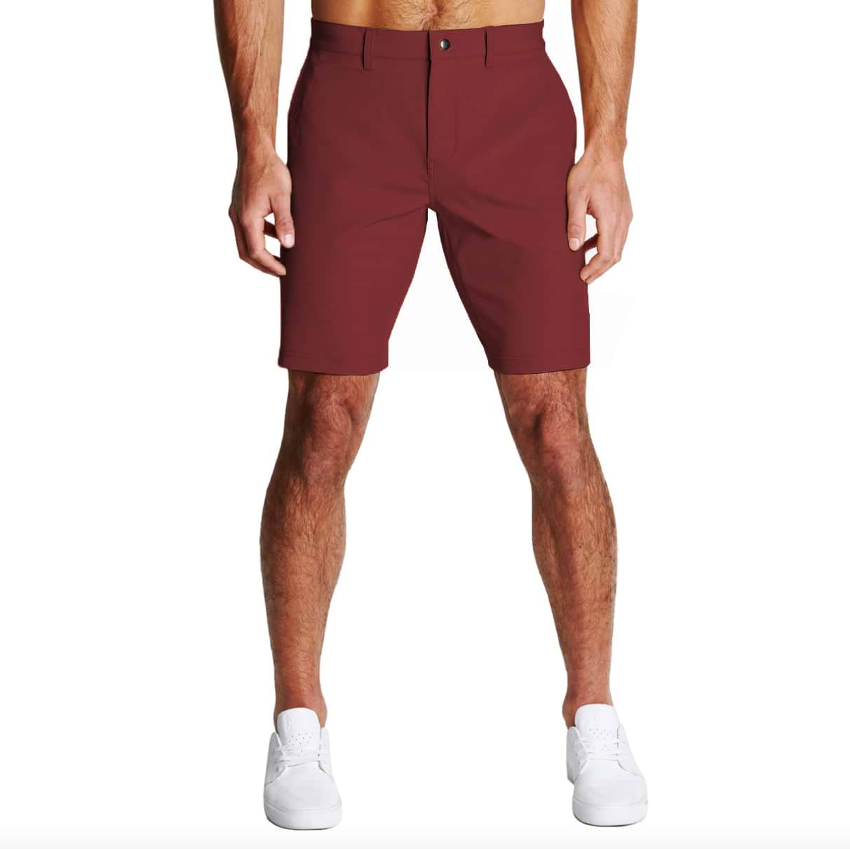 Athletic Fit Shorts - Maroon