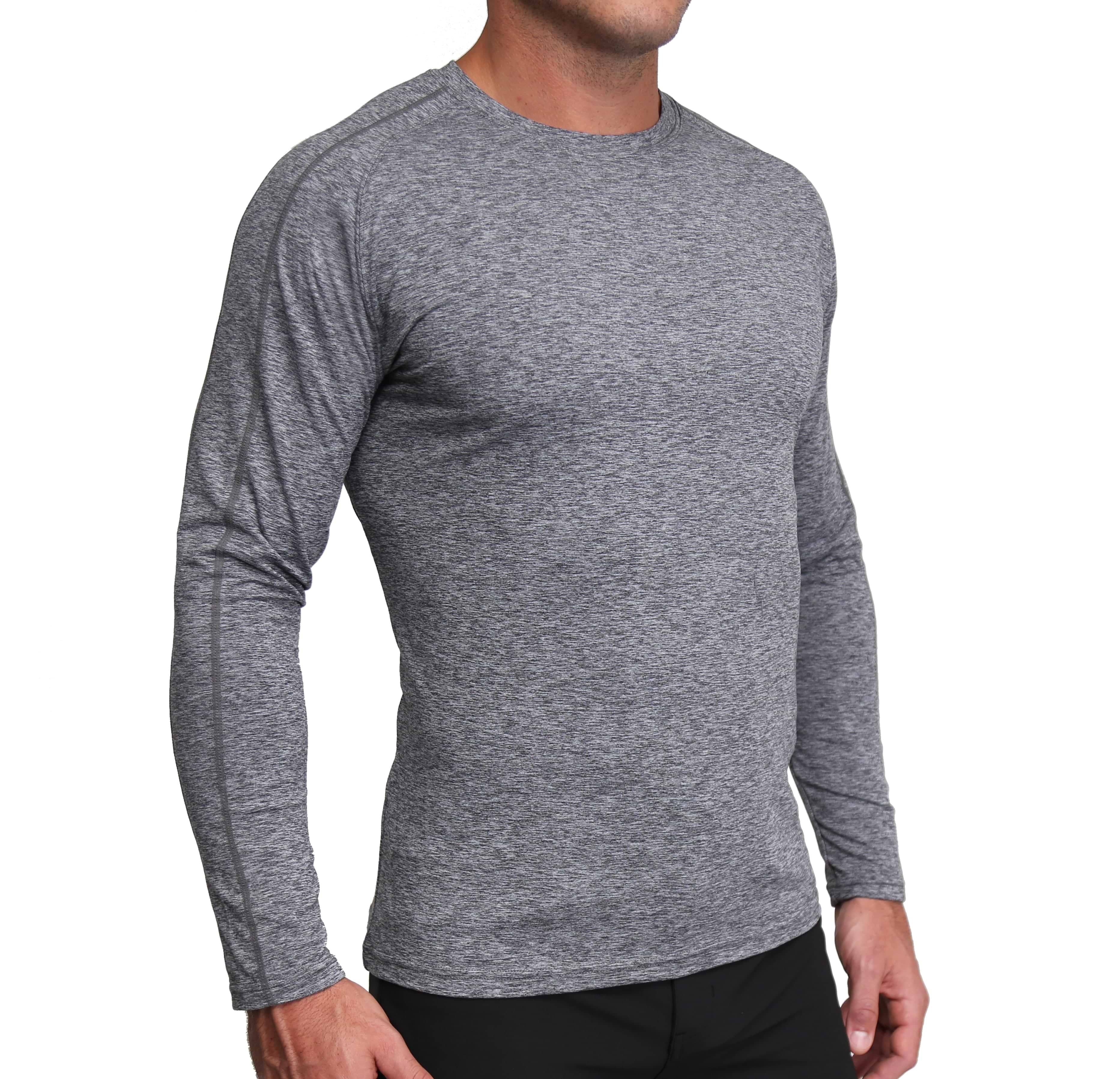 Long Sleeve Heavy Tech Crewneck - Charcoal