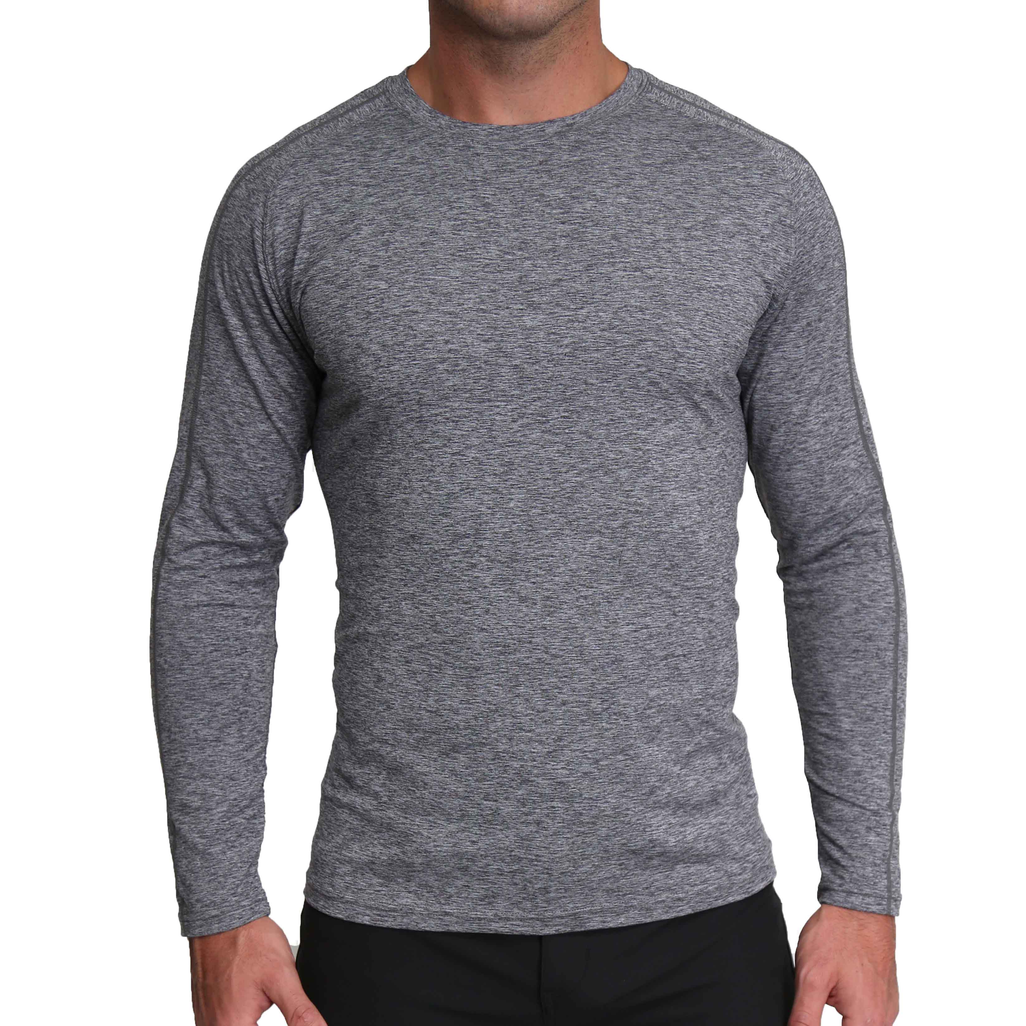 Long Sleeve Heavy Tech Crewneck - Charcoal