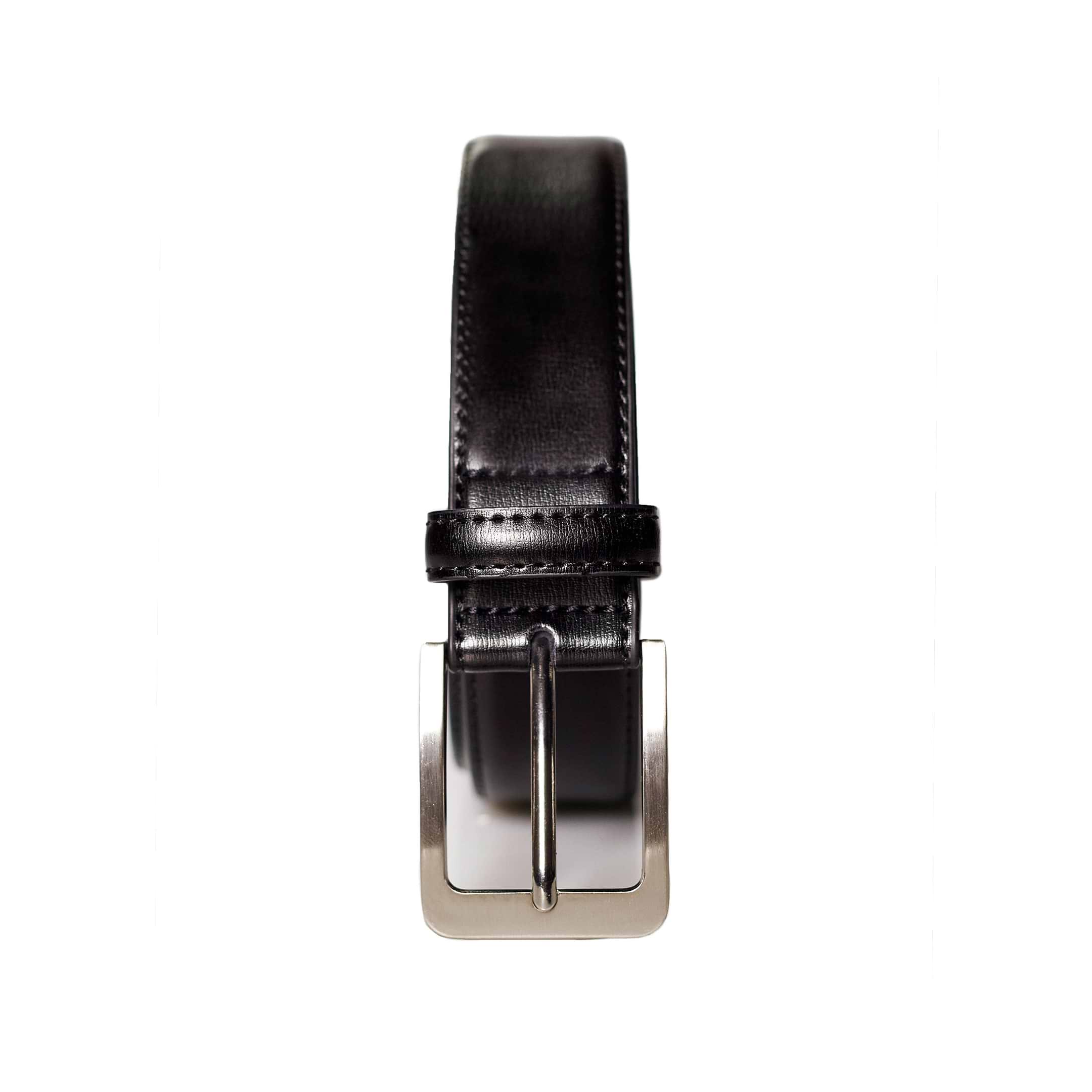 Solid Leather Belt - Black