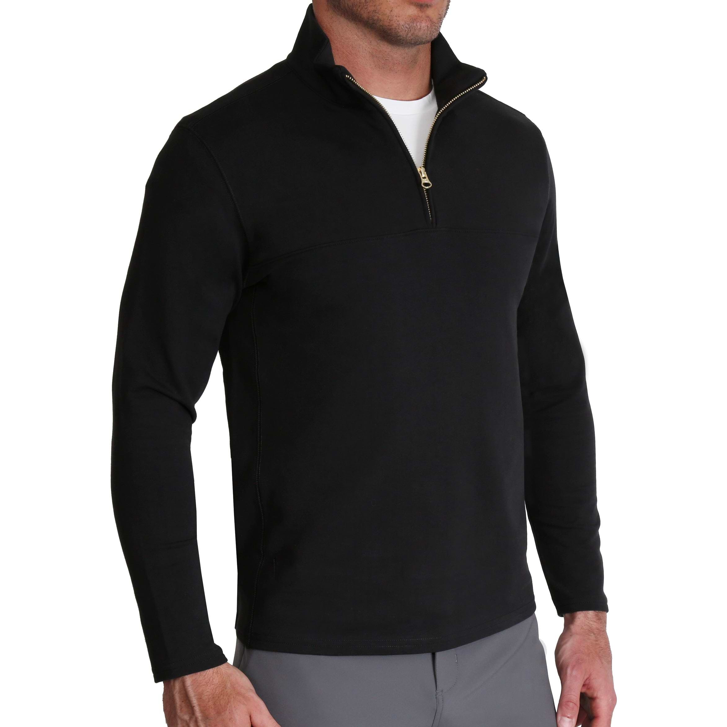 Tek Gear Performance Fleece pullover mens L black long sleeve top