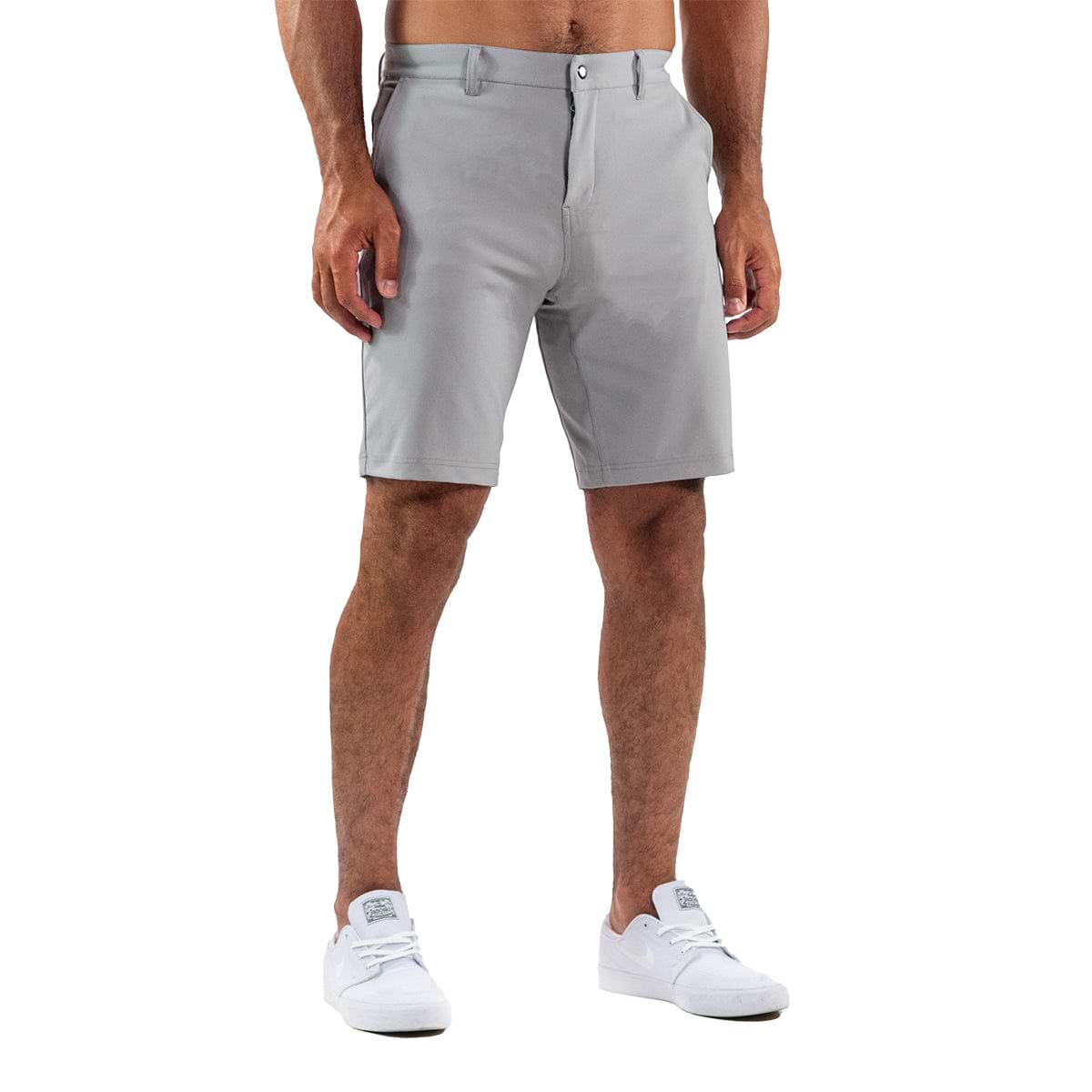Athletic Fit Shorts - Light Grey