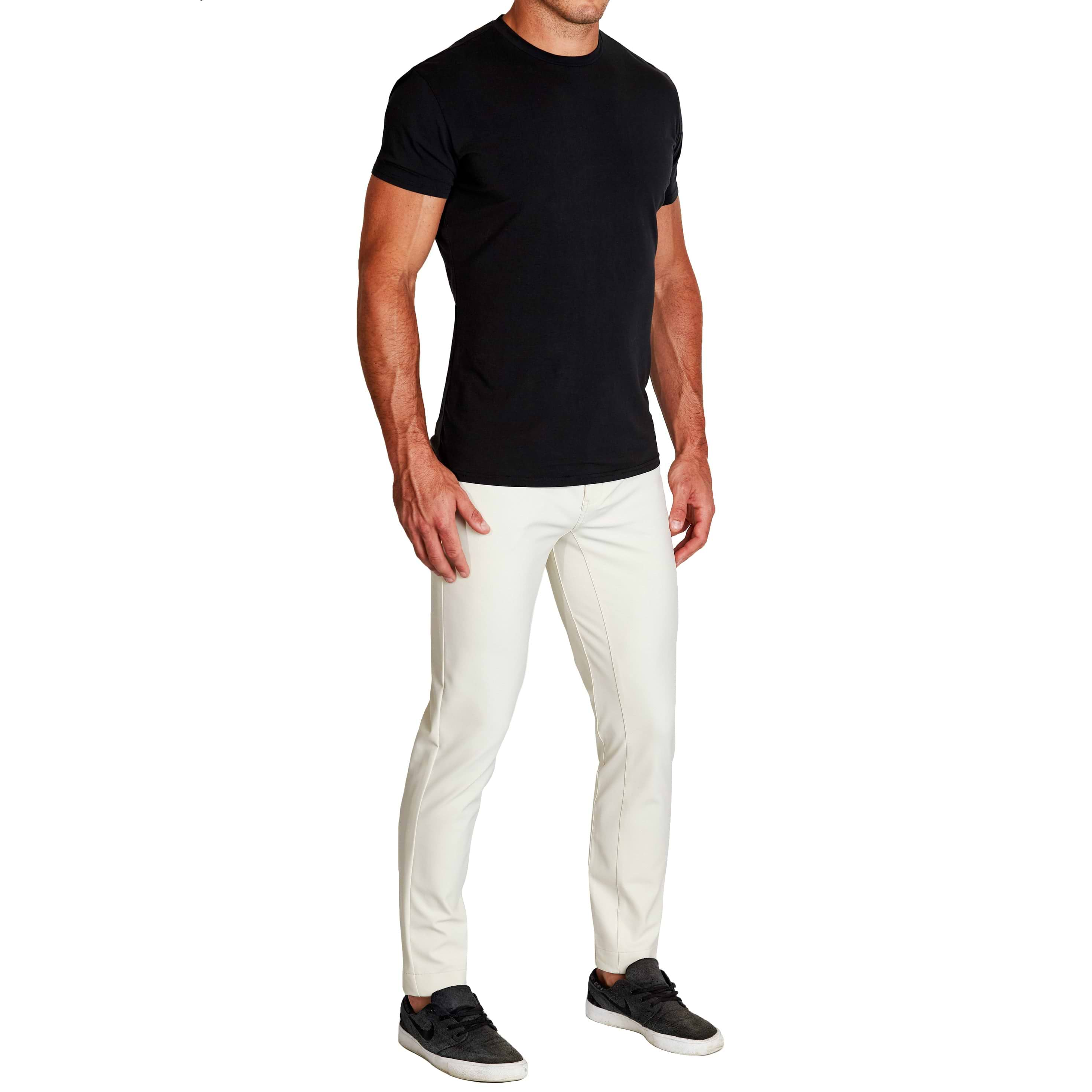 Athletic Fit Stretch Tech Chino - Light Khaki