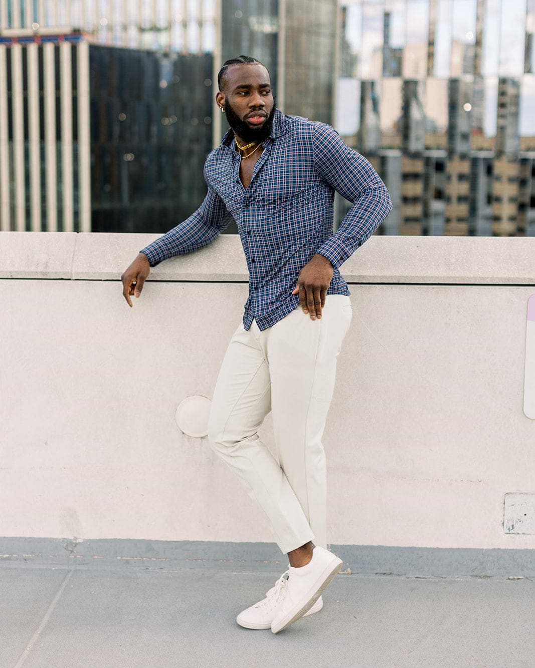 Athletic Fit Stretch Tech Chino - Light Khaki