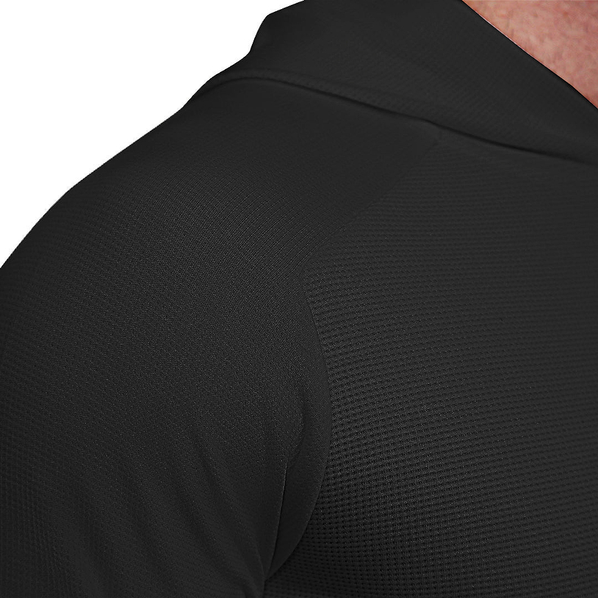 Waffle Knit Hoodie - Black