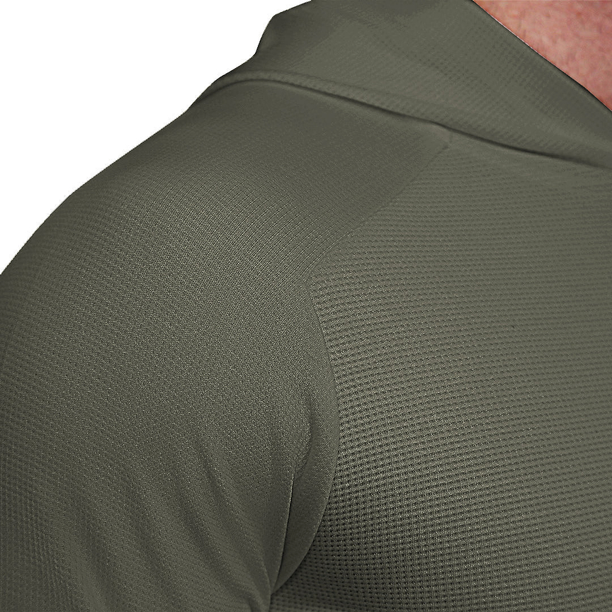 Waffle Knit Hoodie - Olive