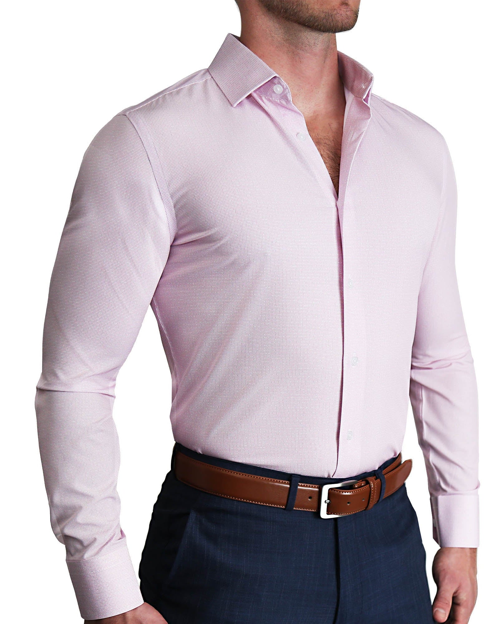 ''The Winchester" Pink Weave - Classic Fit