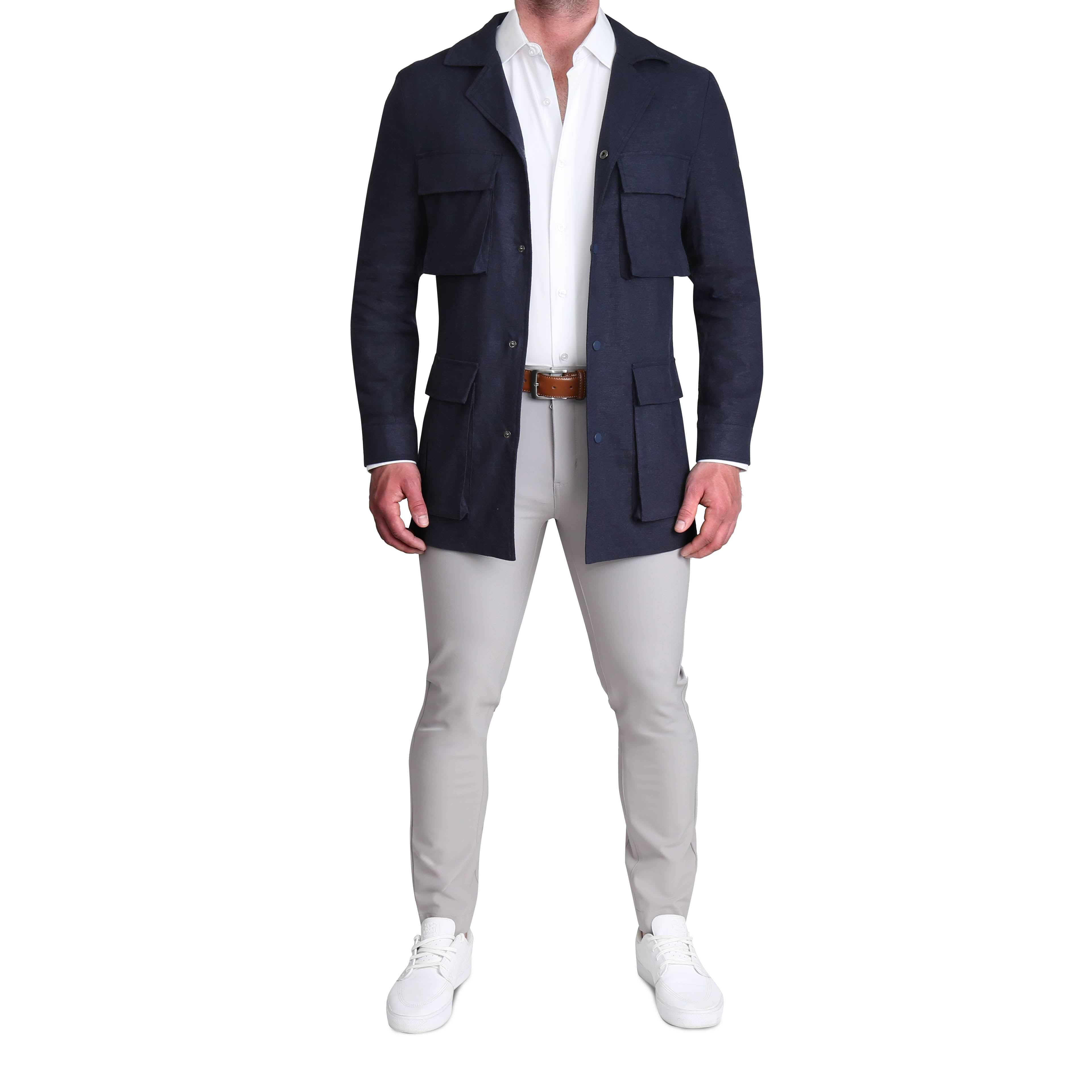 ★OSTKAKA★ Scrive Linen Tailored Jacket Dark Navy J.Crew: Crosby Classic-fit Suit Jacket In Italian Wool For Men