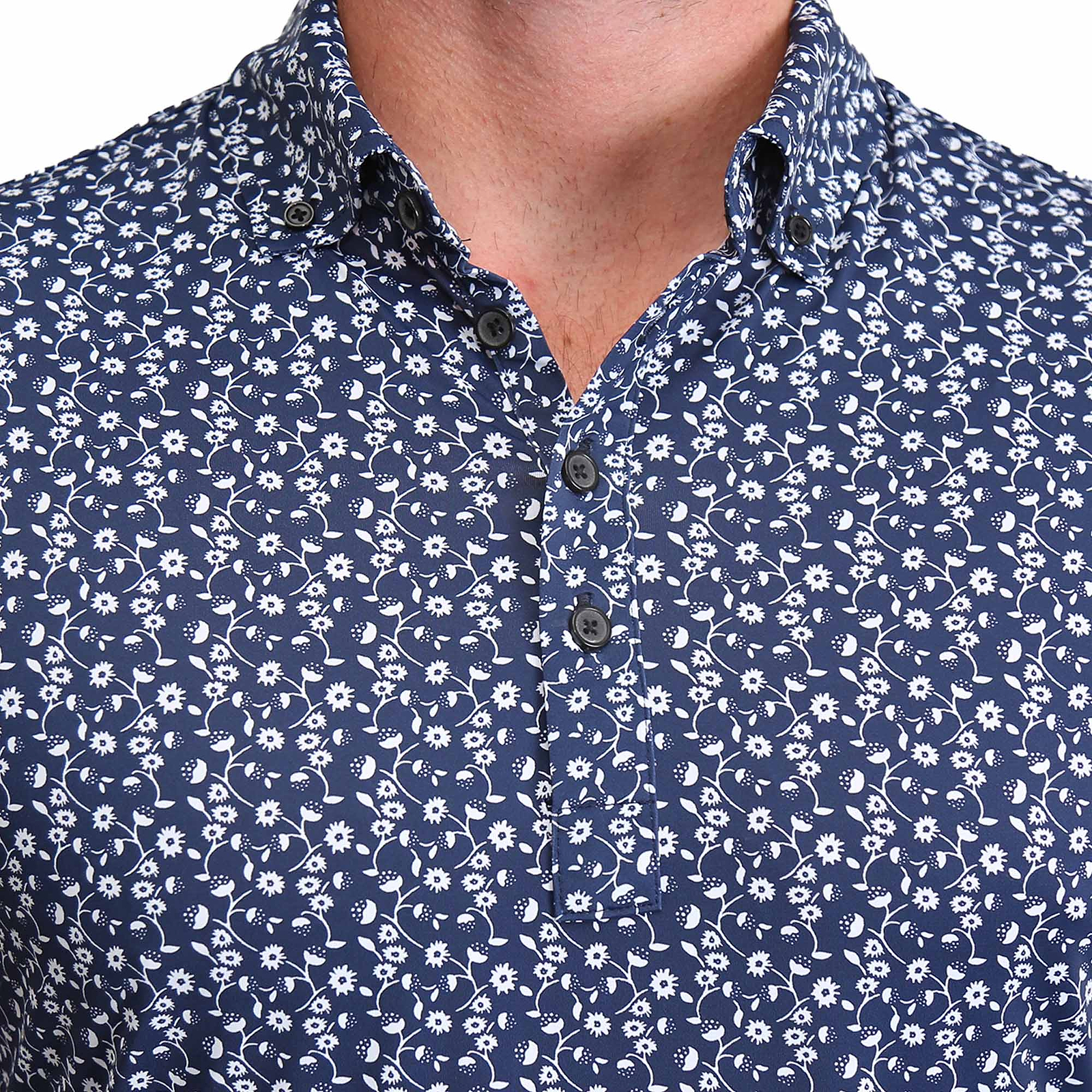 "The Camden" Navy & White Floral