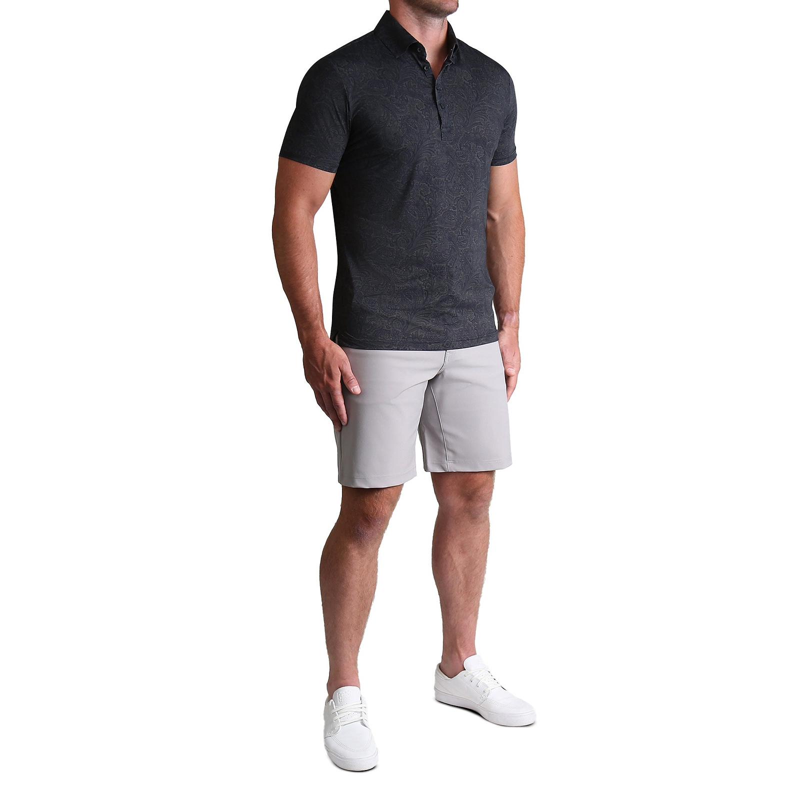"The Sterling" Charcoal Jacquard
