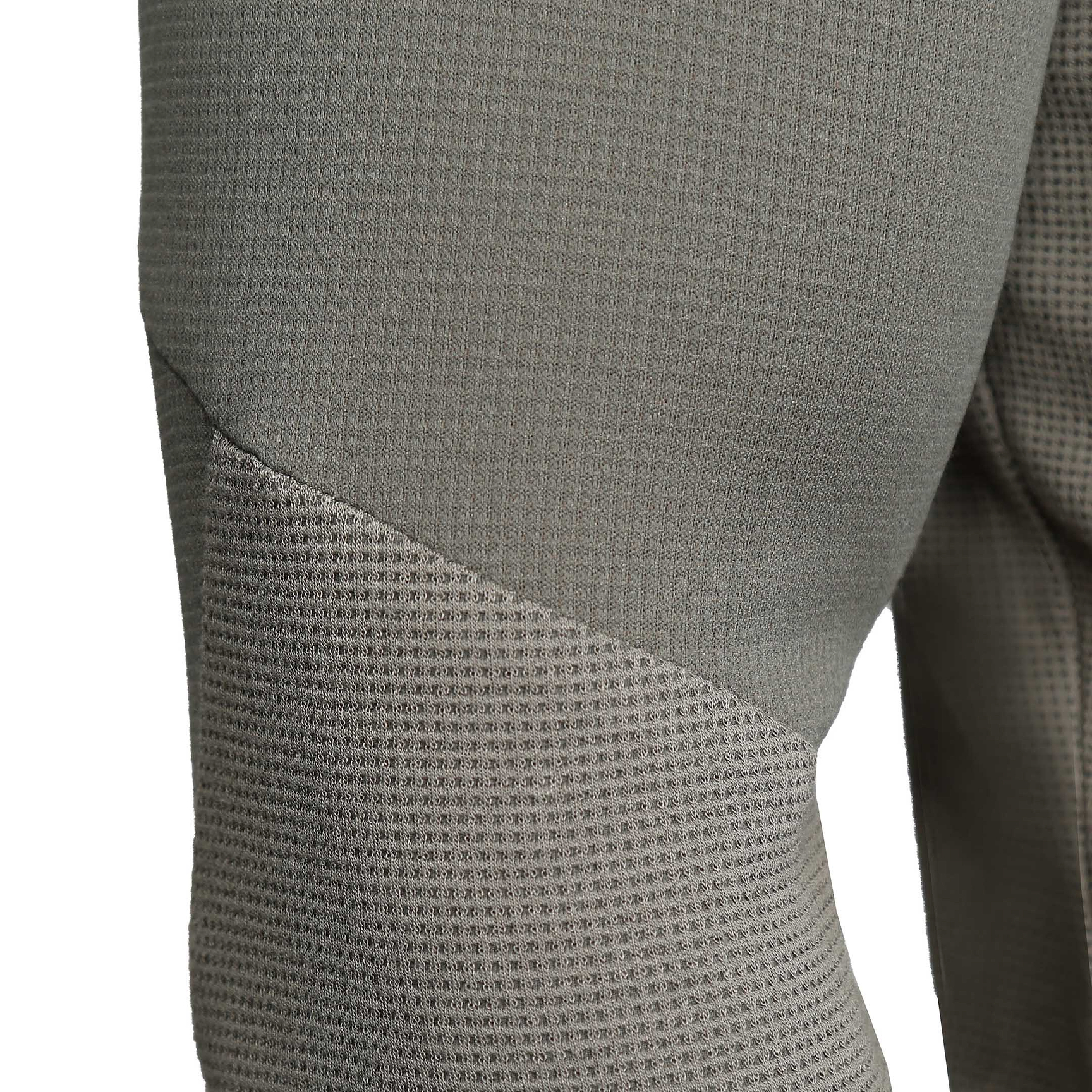 Waffle Knit Quarter Zip - Solid Olive
