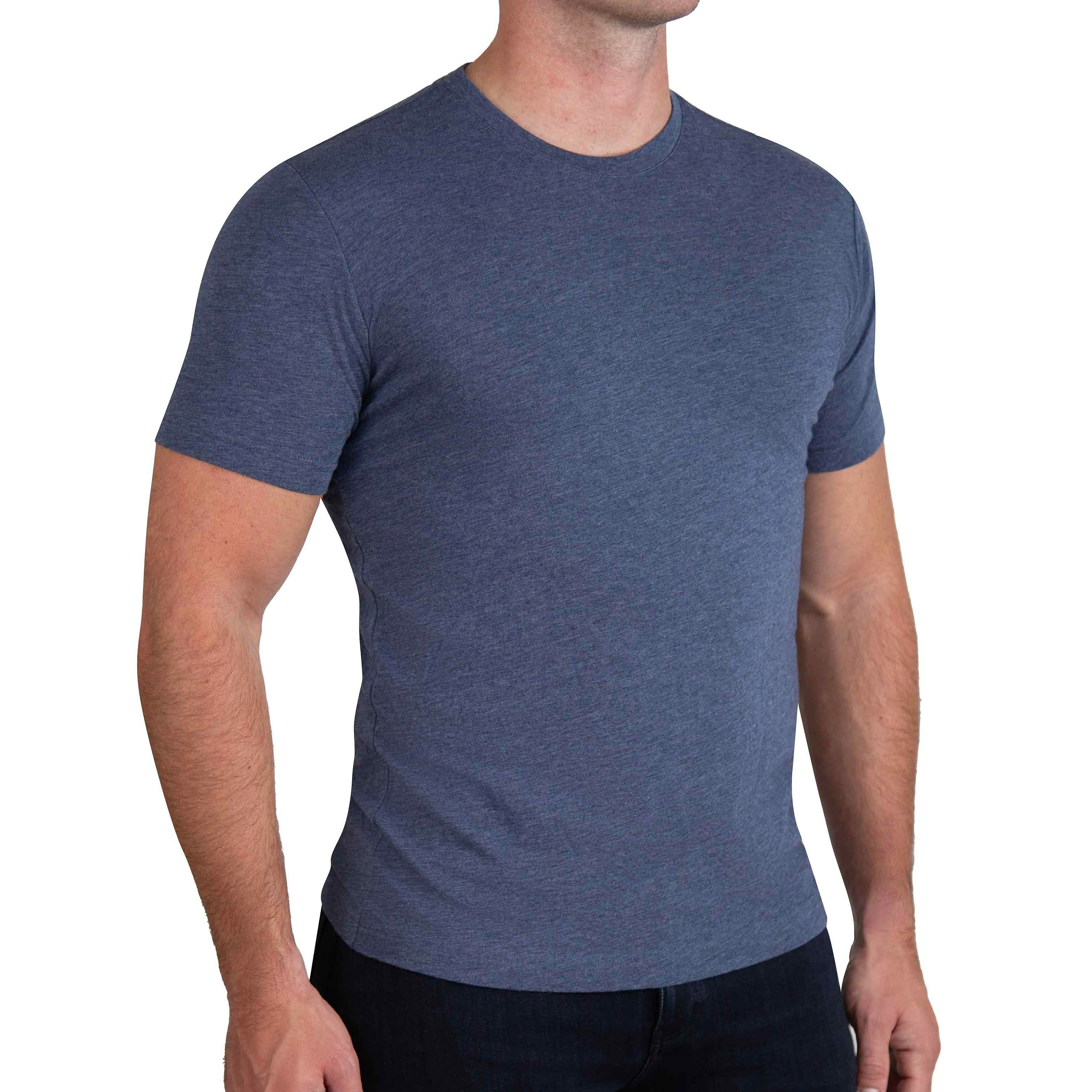 "The Raymond" Storm Blue Short Sleeve Crewneck