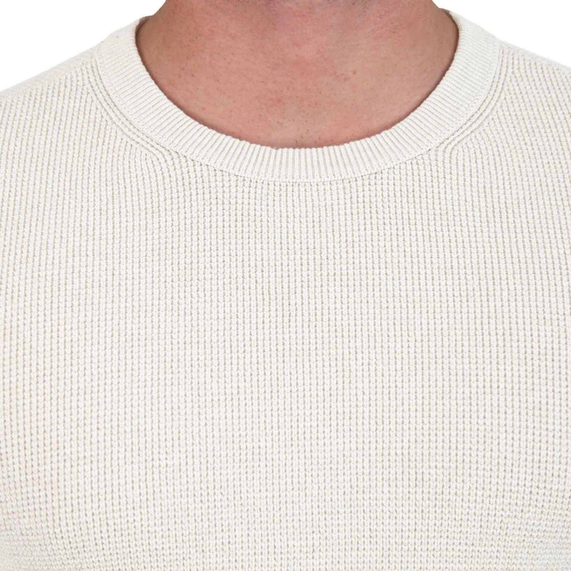 Heavy Knit Crewneck  - Cream