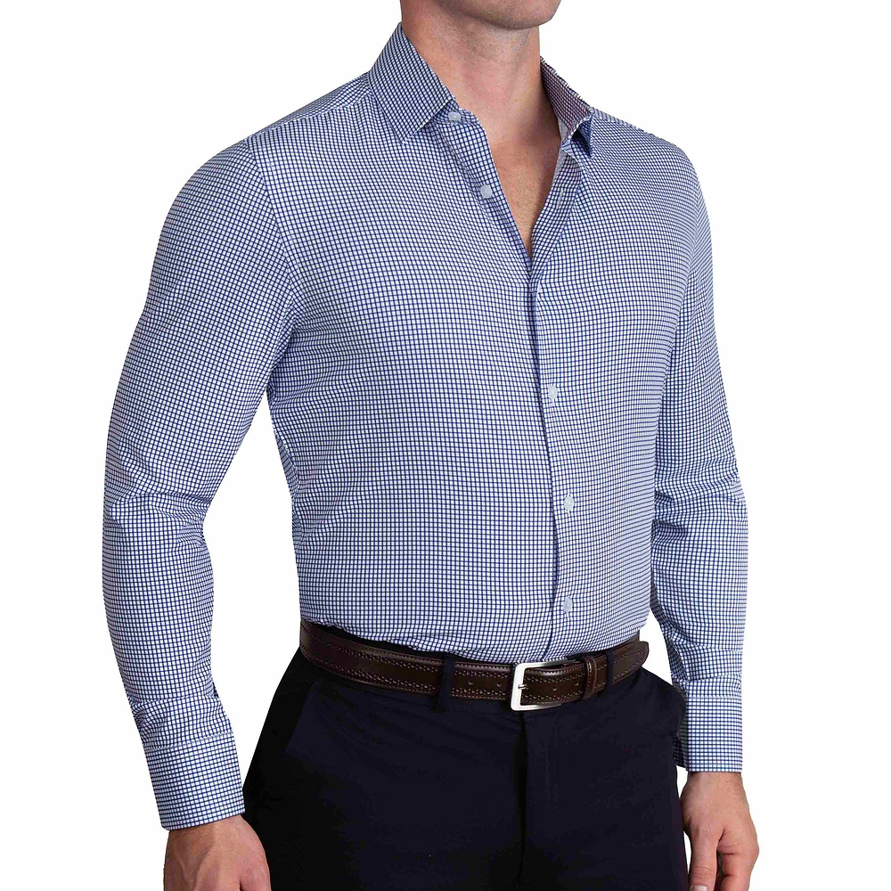 "The Wyndham" Royal Blue & White Square