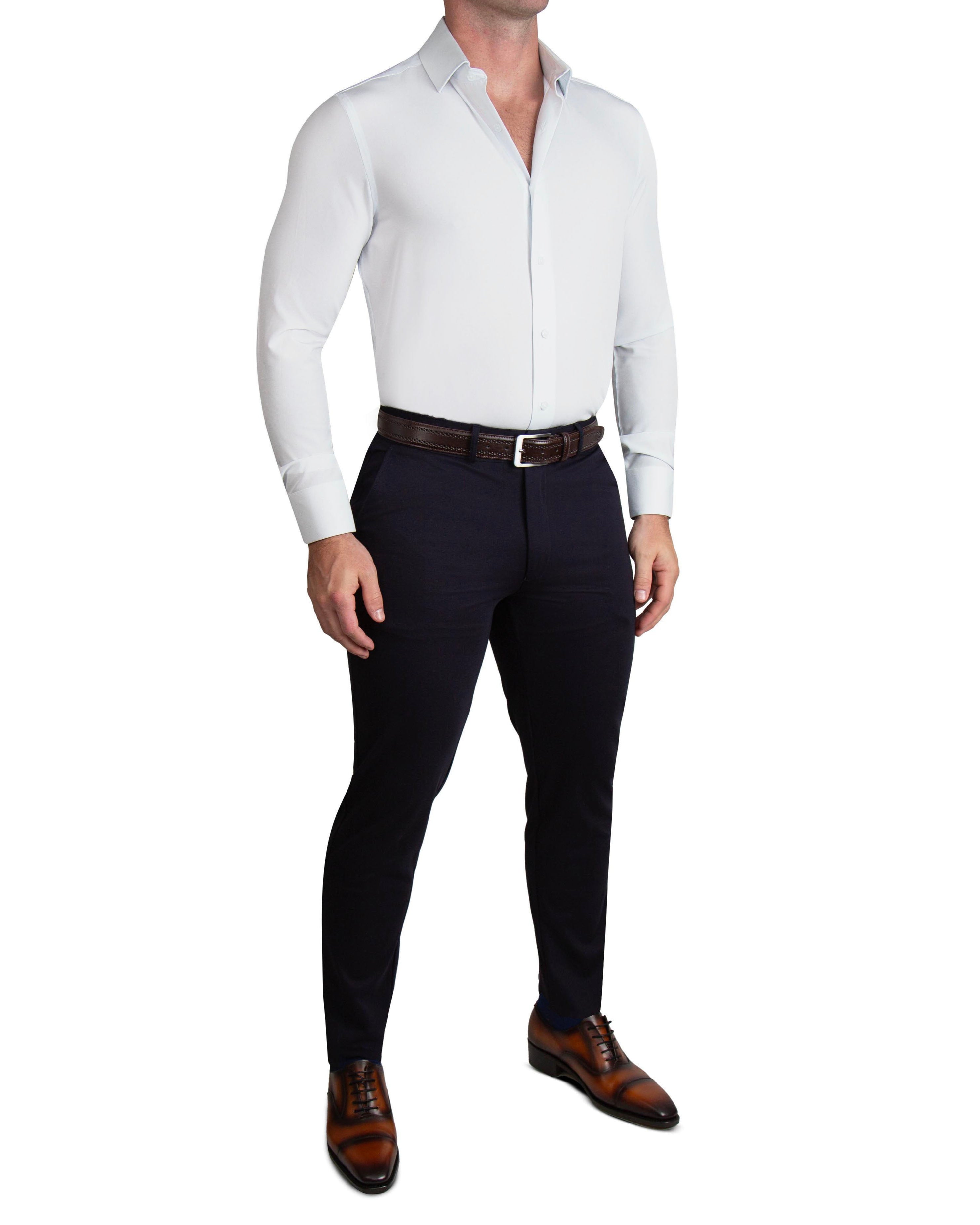 "The Stafford" Solid White Weave