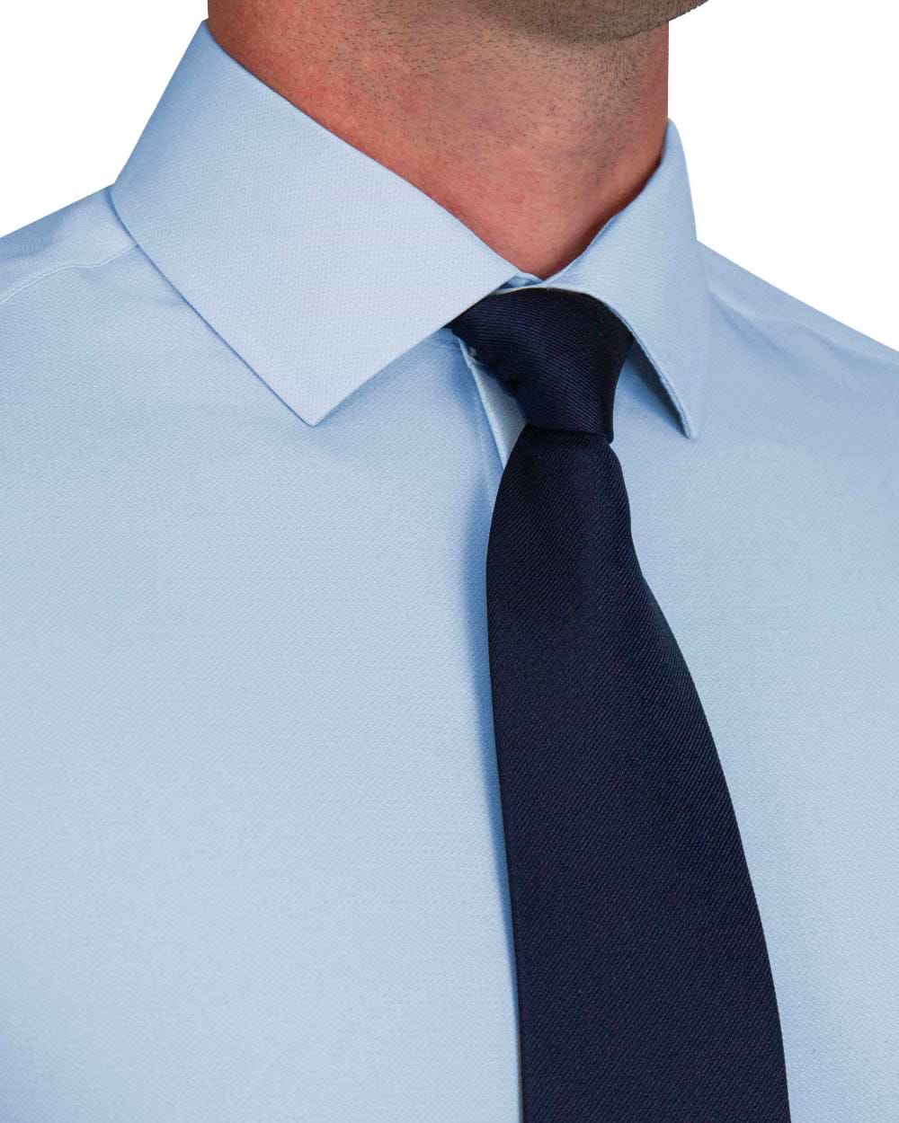 ''The Peter" Light Blue Weave - Classic Fit