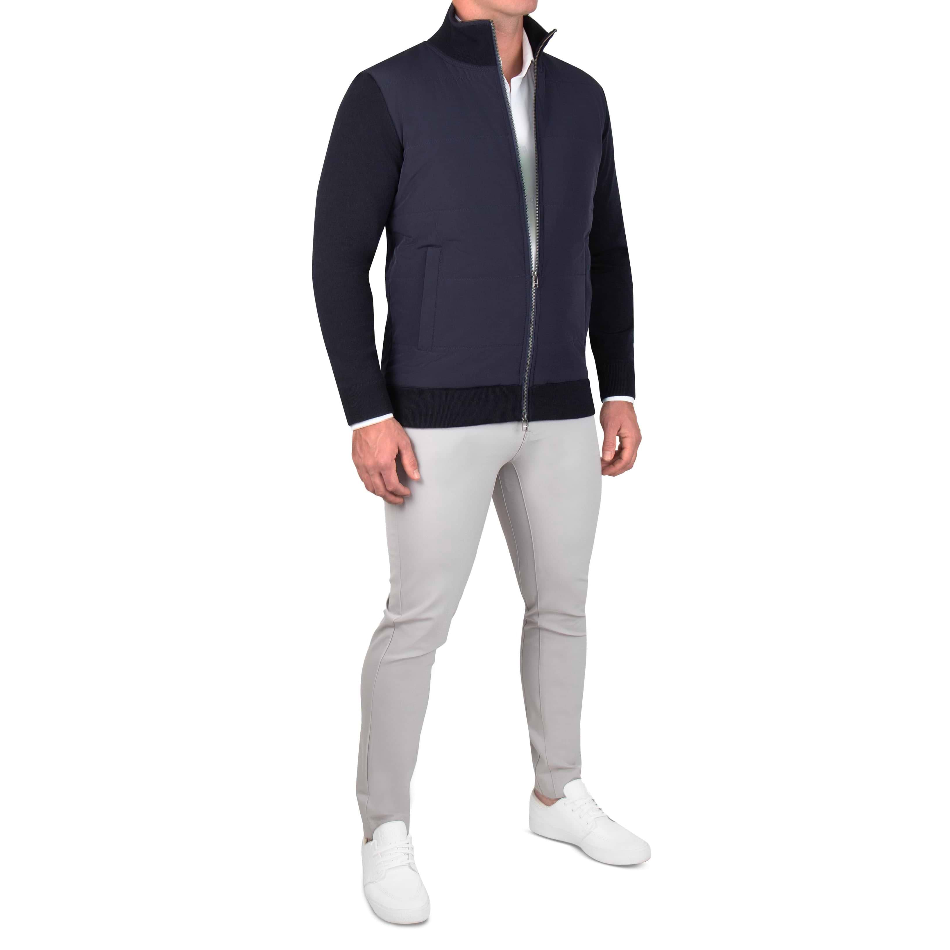 MUSINSA | SATUR Lawton All Day Track Zip-Up Jacket Classic Navy