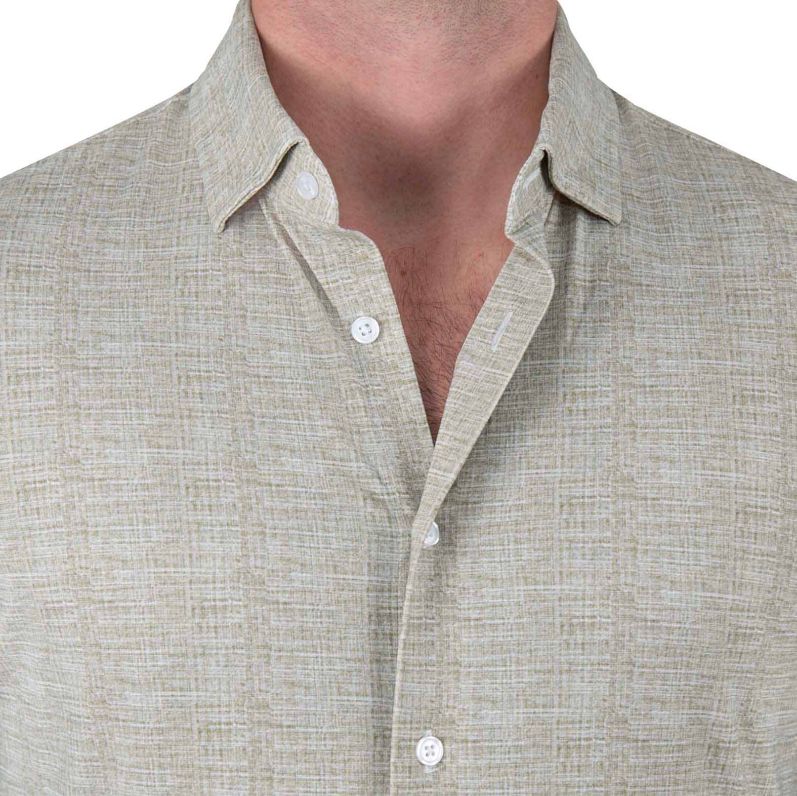 "The Dominic" Sport Shirt - Linen Brown