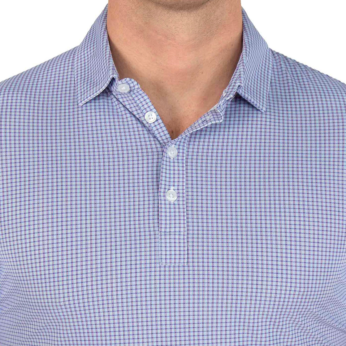 "The Delray" Navy & Pink Cross Stitch