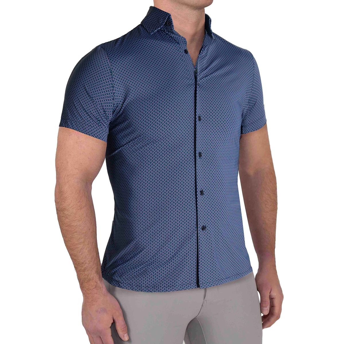 "The Bristol" Navy with Geo Mini Squares