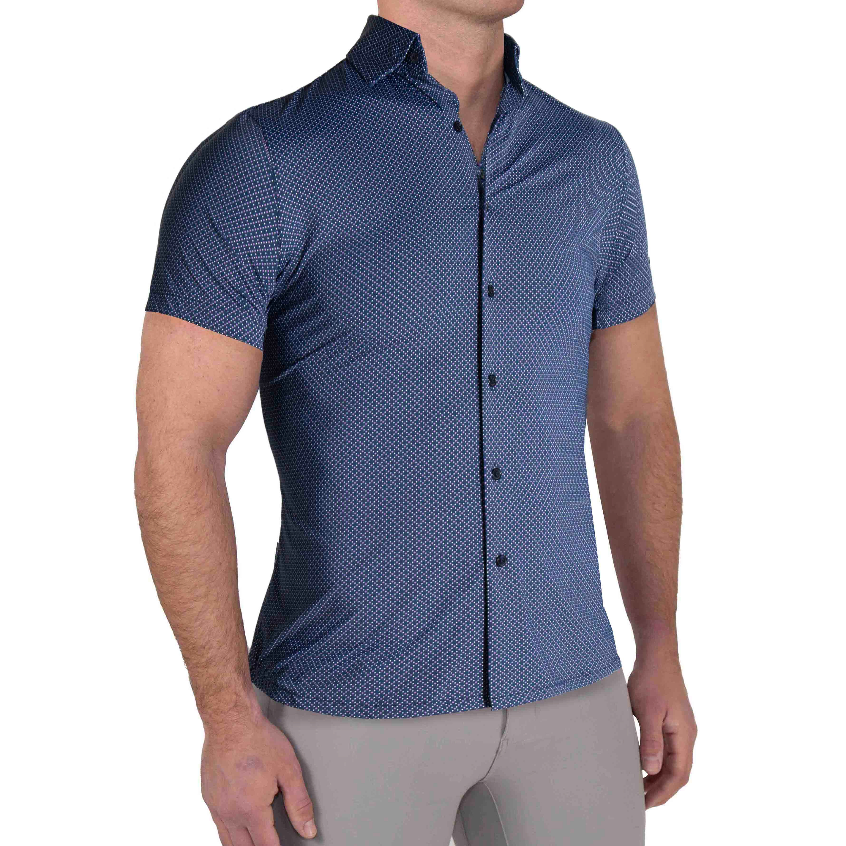 "The Bristol" Navy with Geo Mini Squares
