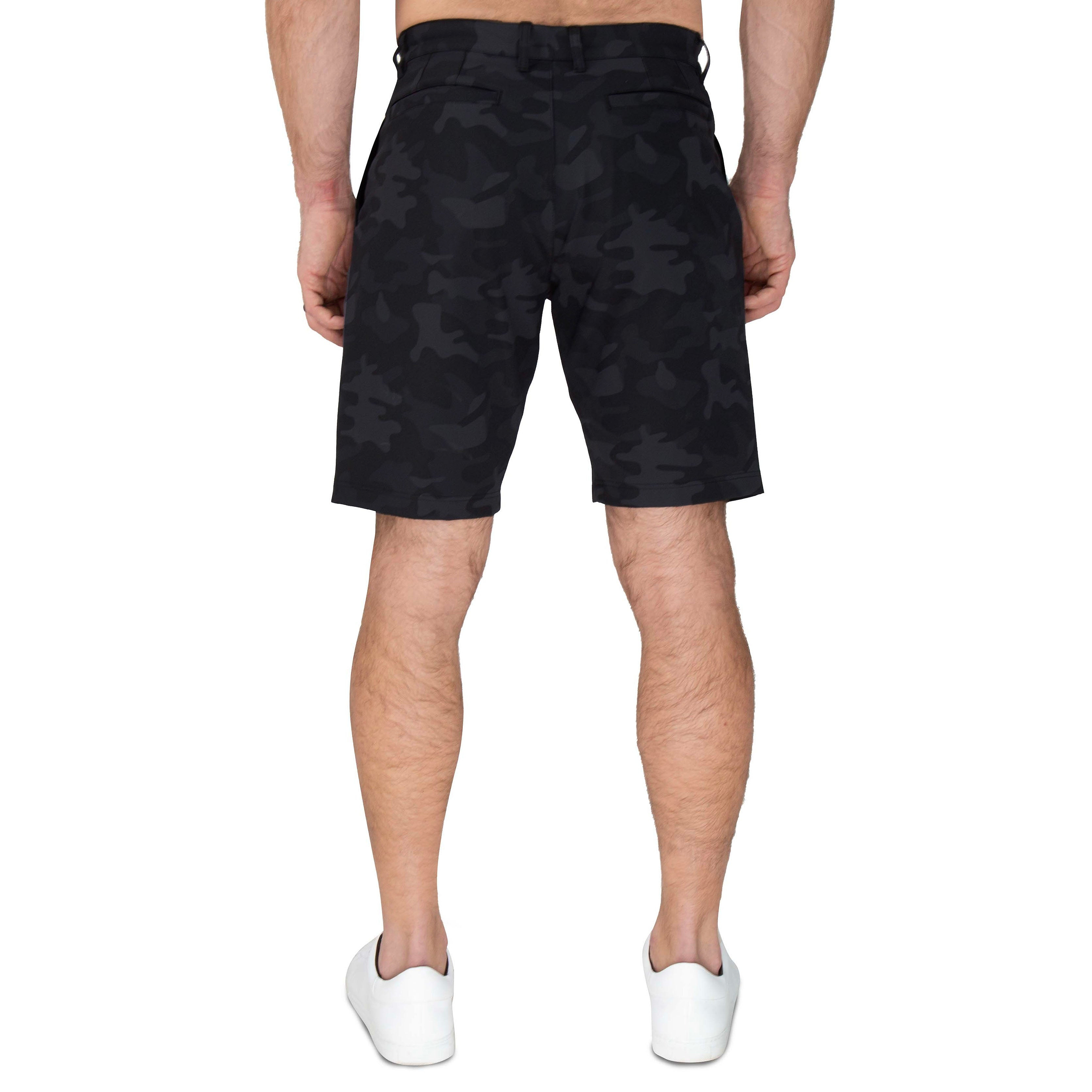 Athletic Fit Short - Black & Grey Camo