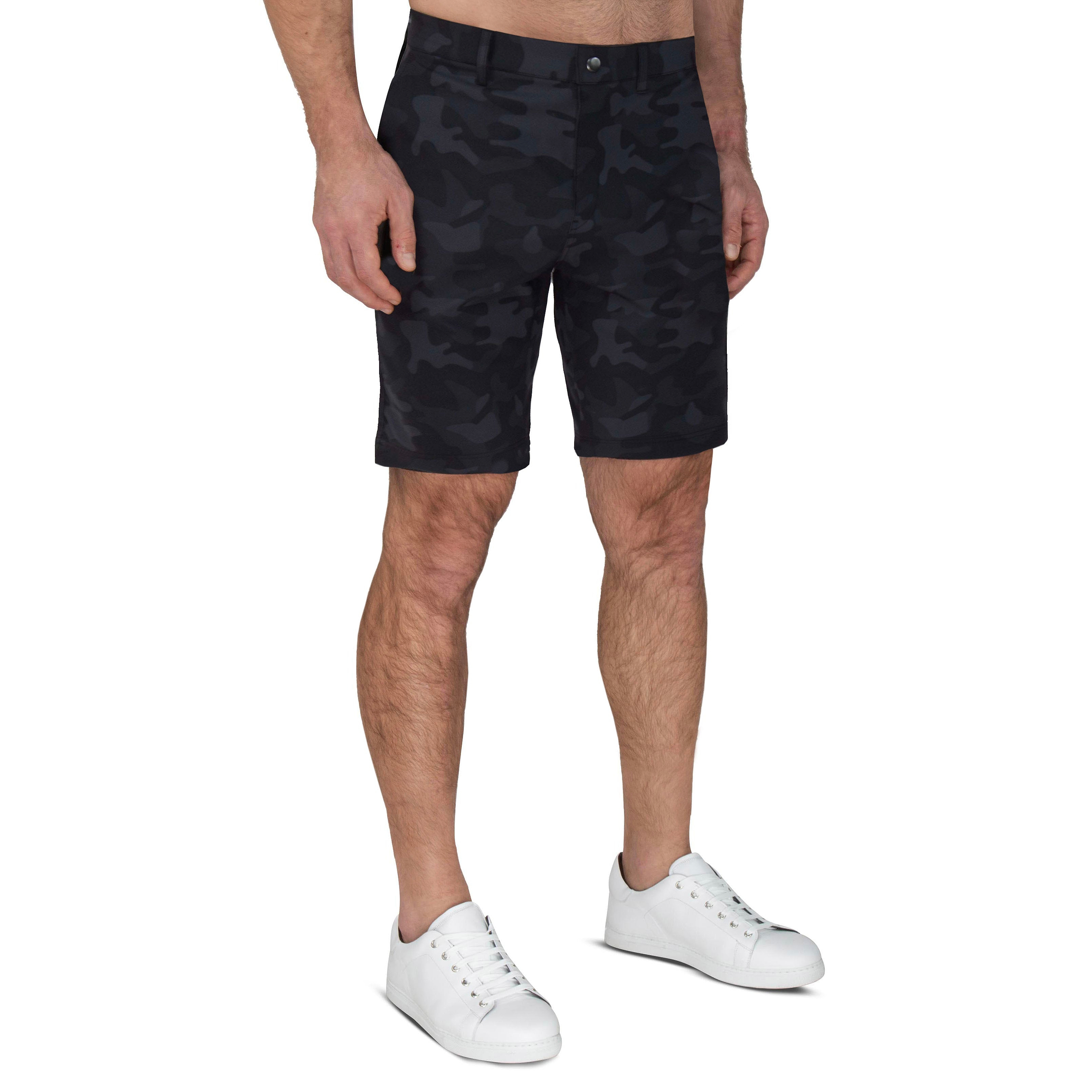 Athletic Fit Short - Black & Grey Camo