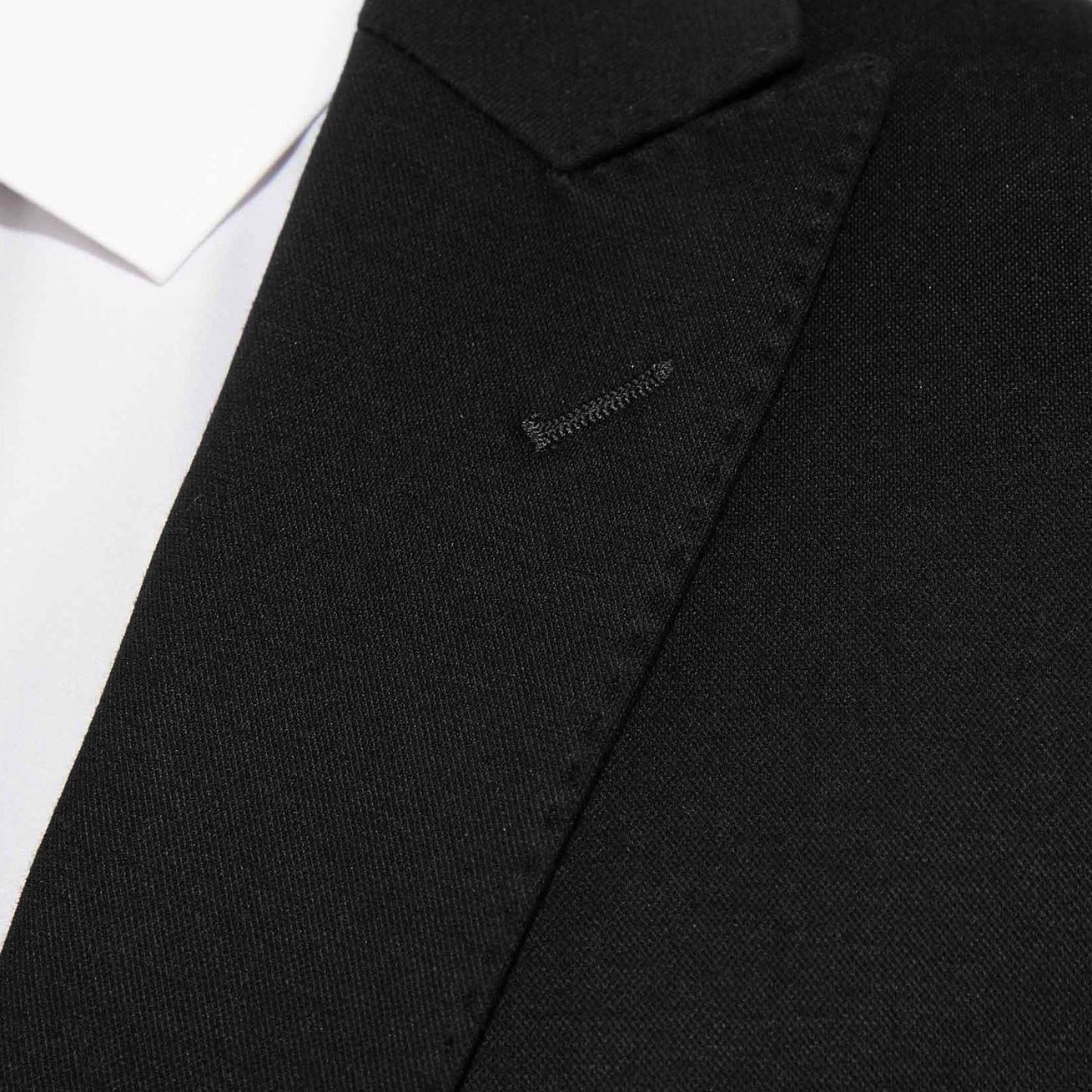 Athletic Fit Stretch Blazer - Black - Pick Stitch