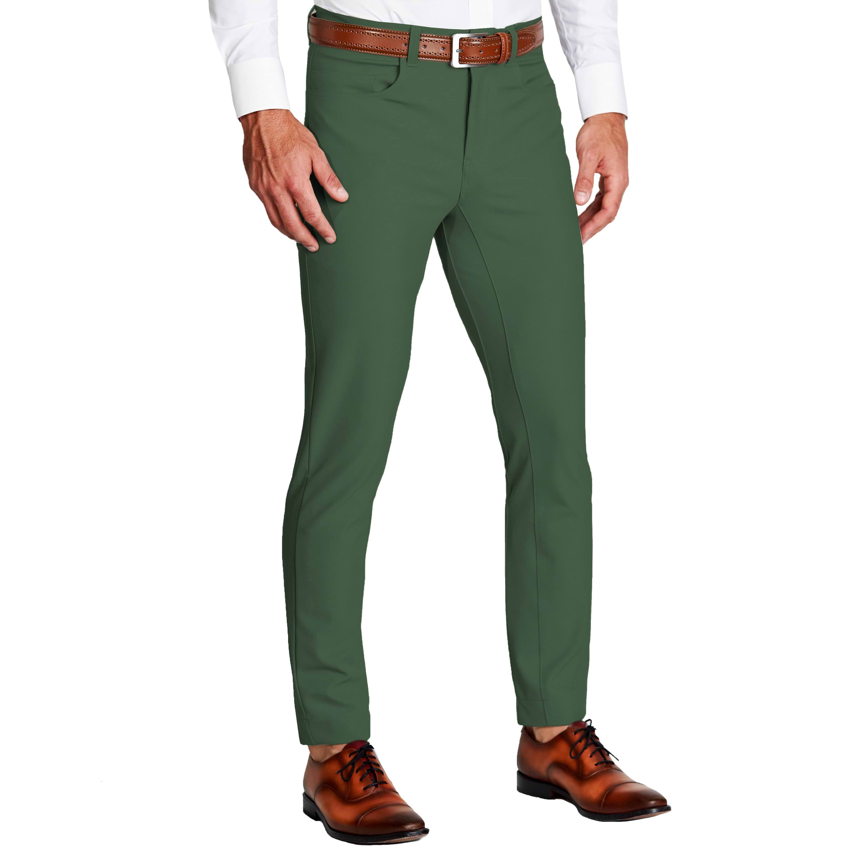 Athletic Fit Stretch Tech Chino - Hunter Green