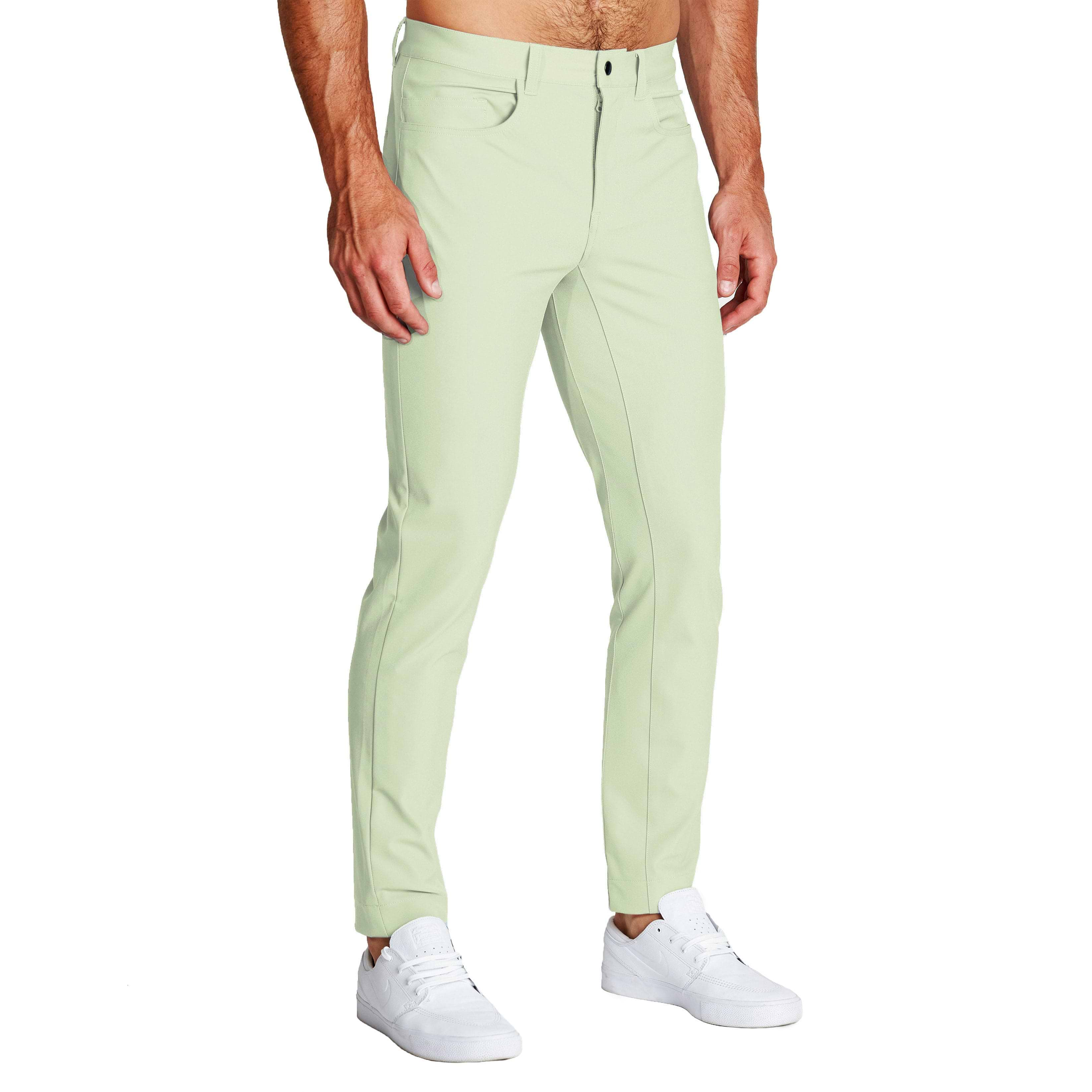 Athletic Fit Stretch Tech Chino - Mint Green