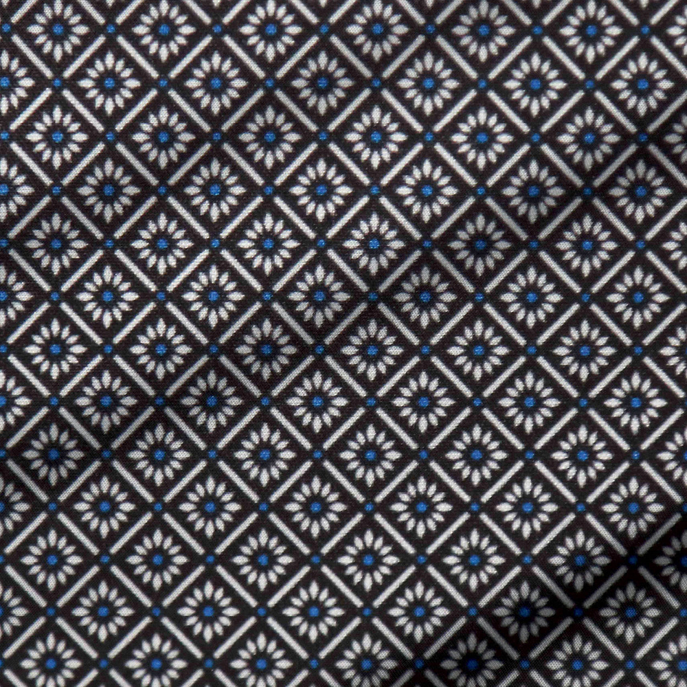 "The Remington" Black and White Star Geo Print
