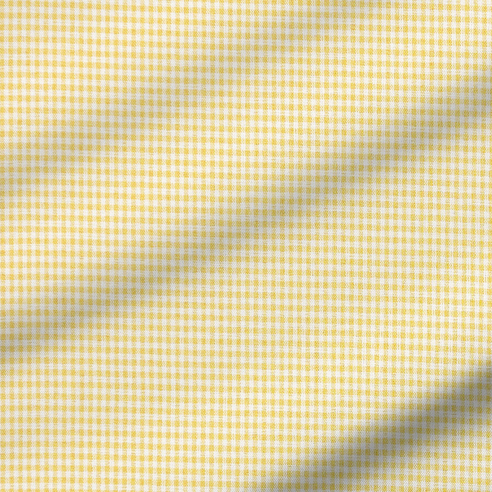"The Stanley" Yellow Microcheck
