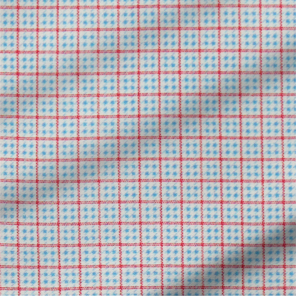 "The Buck" Orange and Blue Pattern - Classic Fit