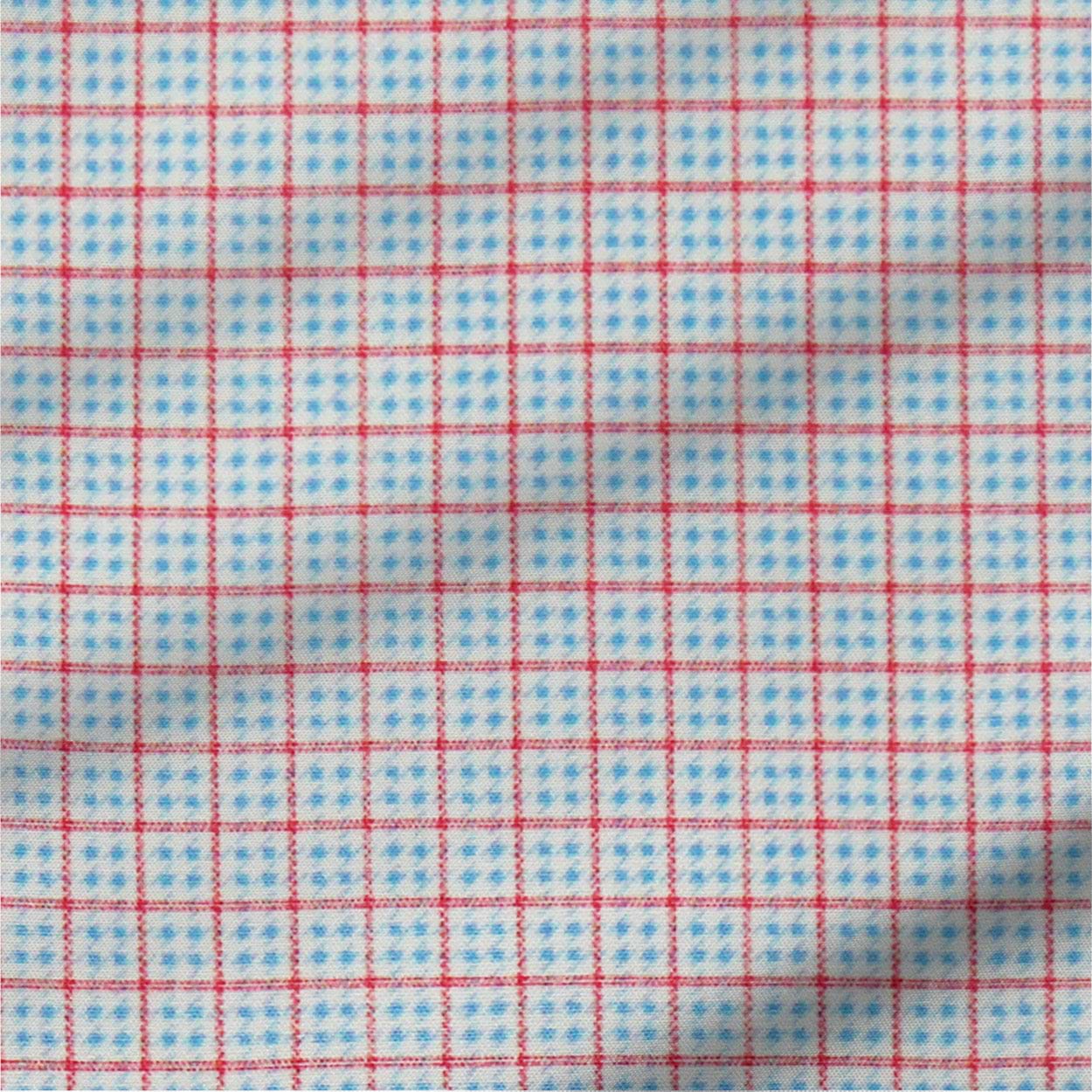 "The Buck" Orange and Blue Pattern