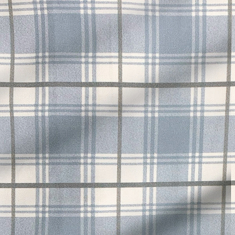 ''The Mello" Light Blue & Grey Multi Plaid - Classic Fit