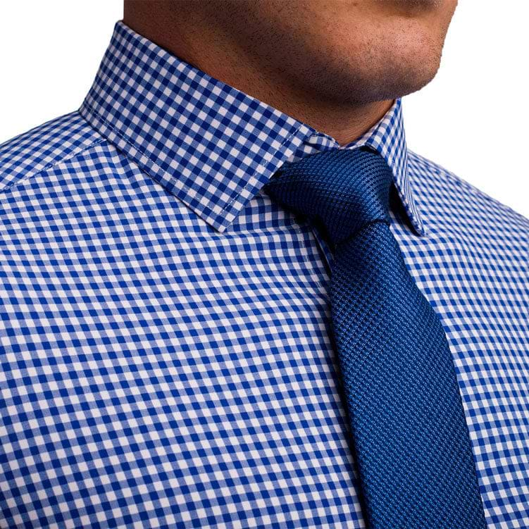 "The Bonino" Blue Gingham