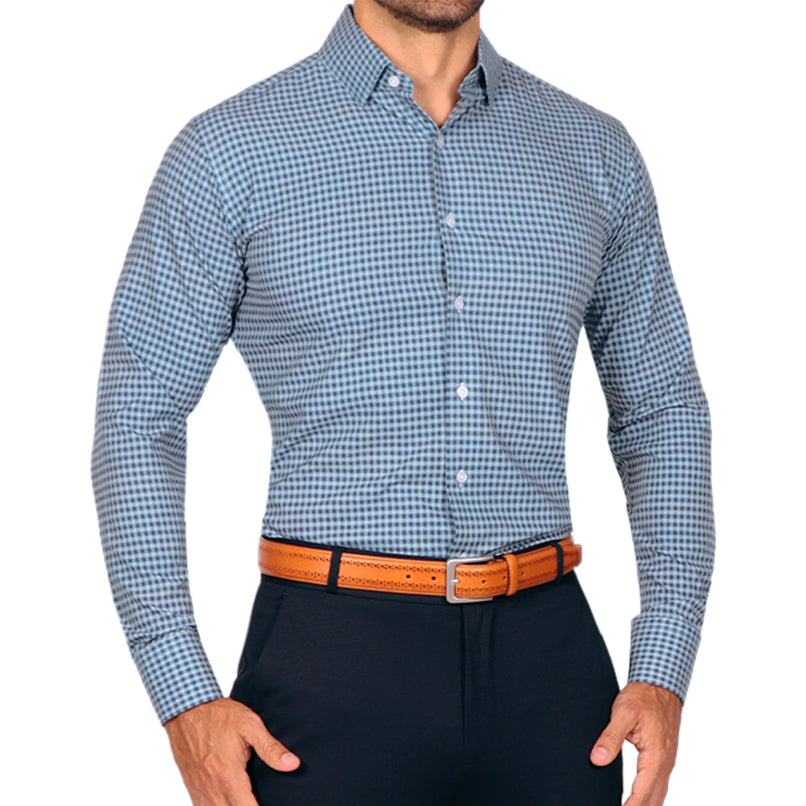"The Brooklyn" Navy & Light Blue Gingham