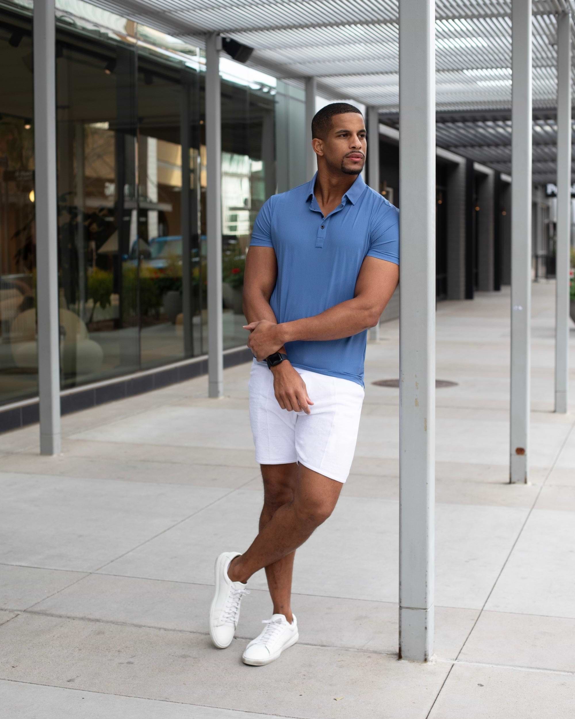 Athletic Fit Shorts - White