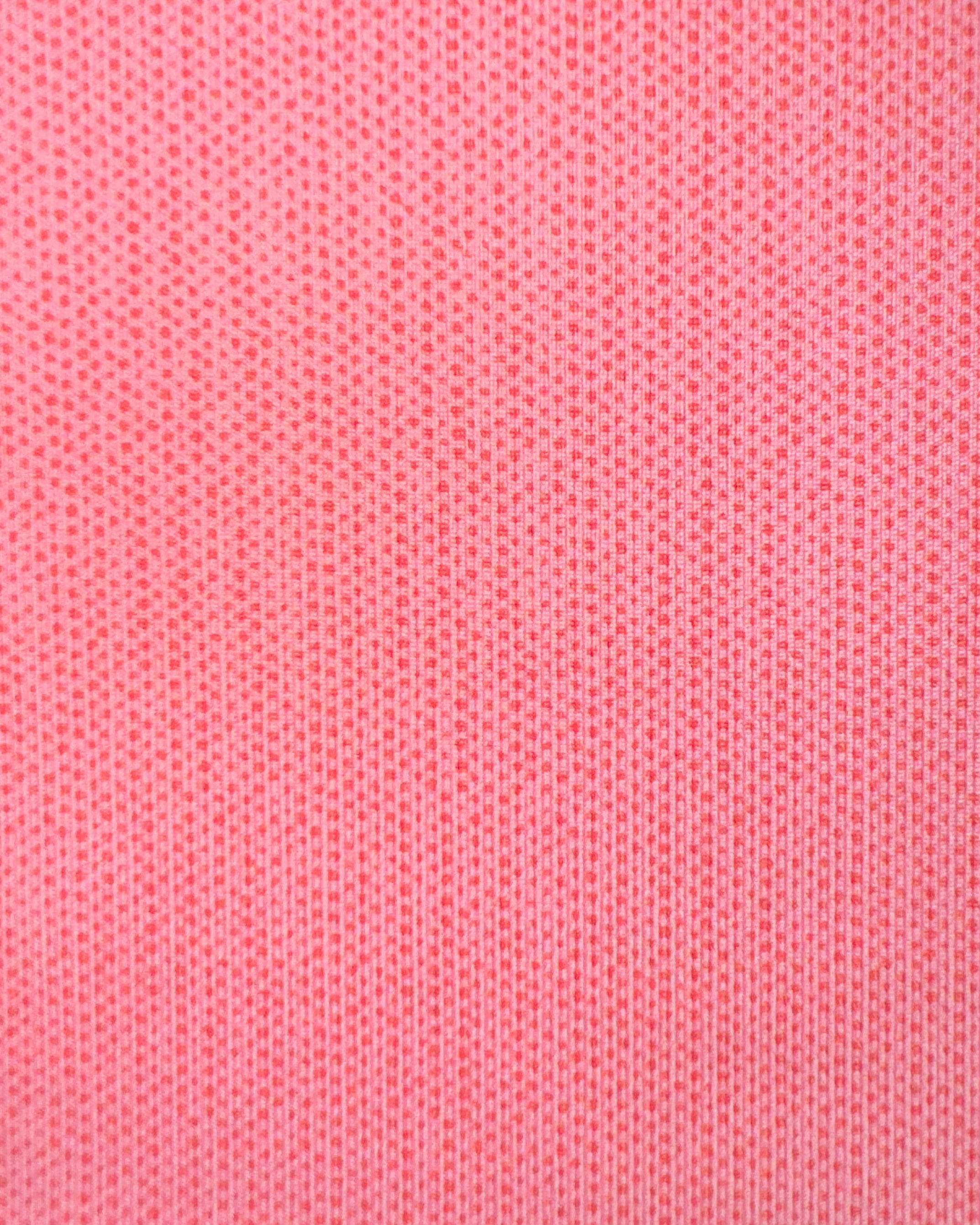 "The Daytona" Sport Shirt - Abstract Pink Mini Dot Print