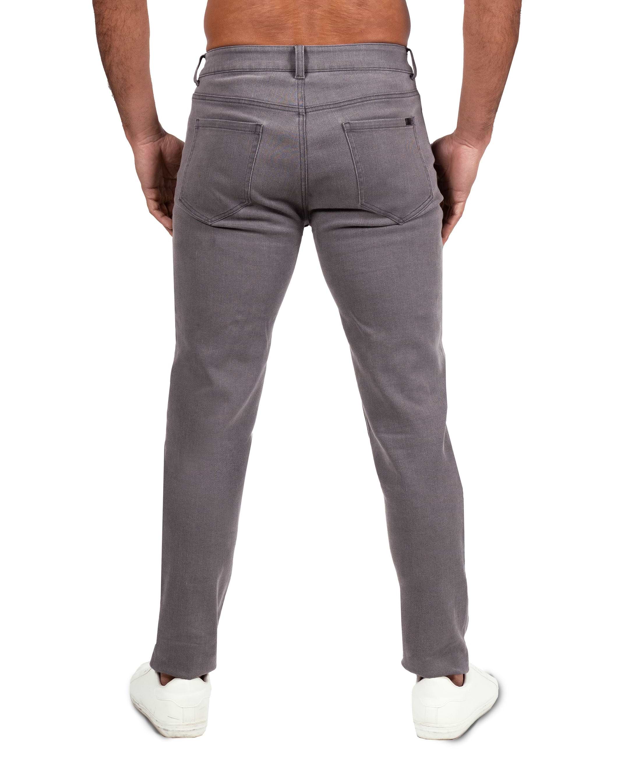Athletic Fit Stretch Jeans - Slate Grey